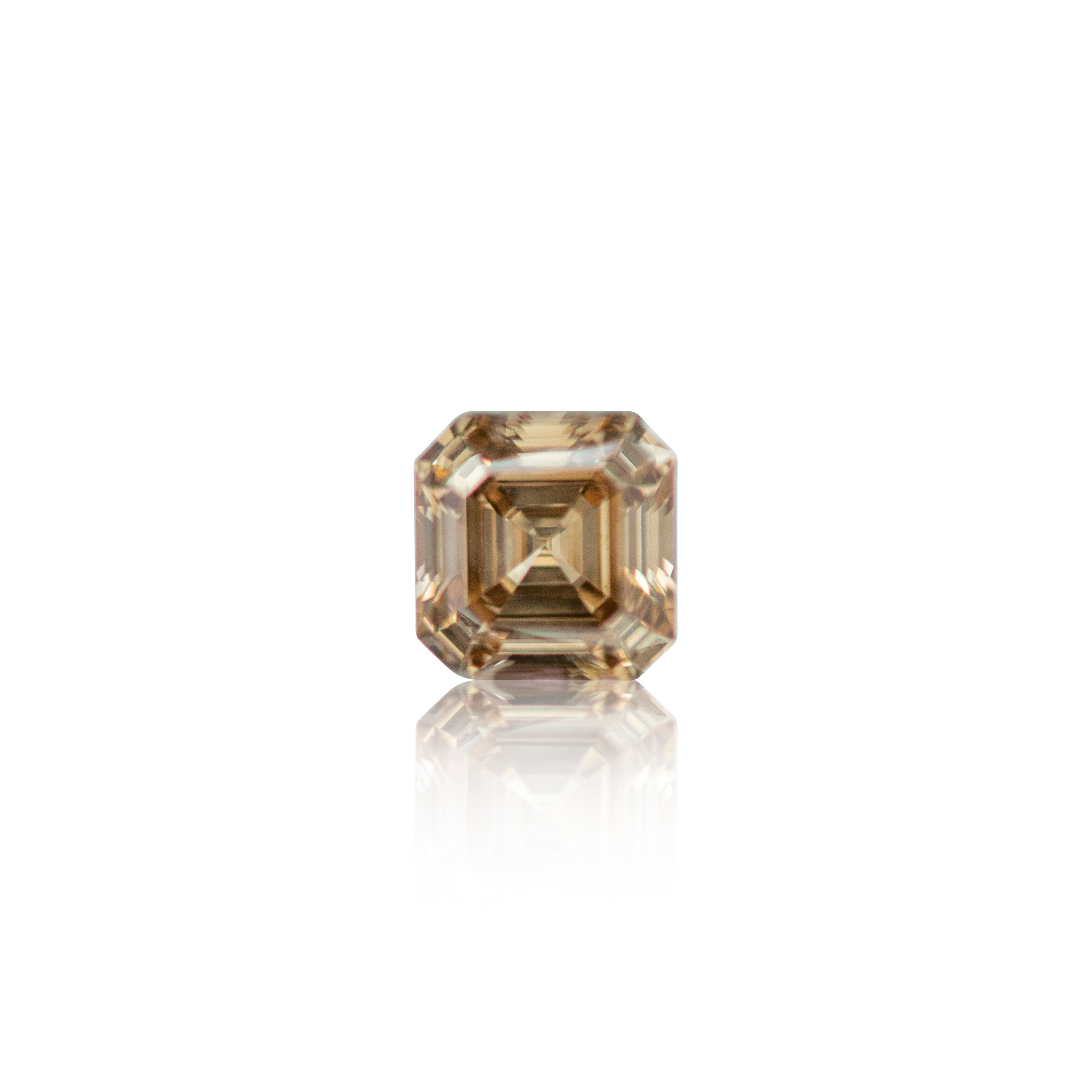 0.28ct Argyle Champagne Asscher Cut C3