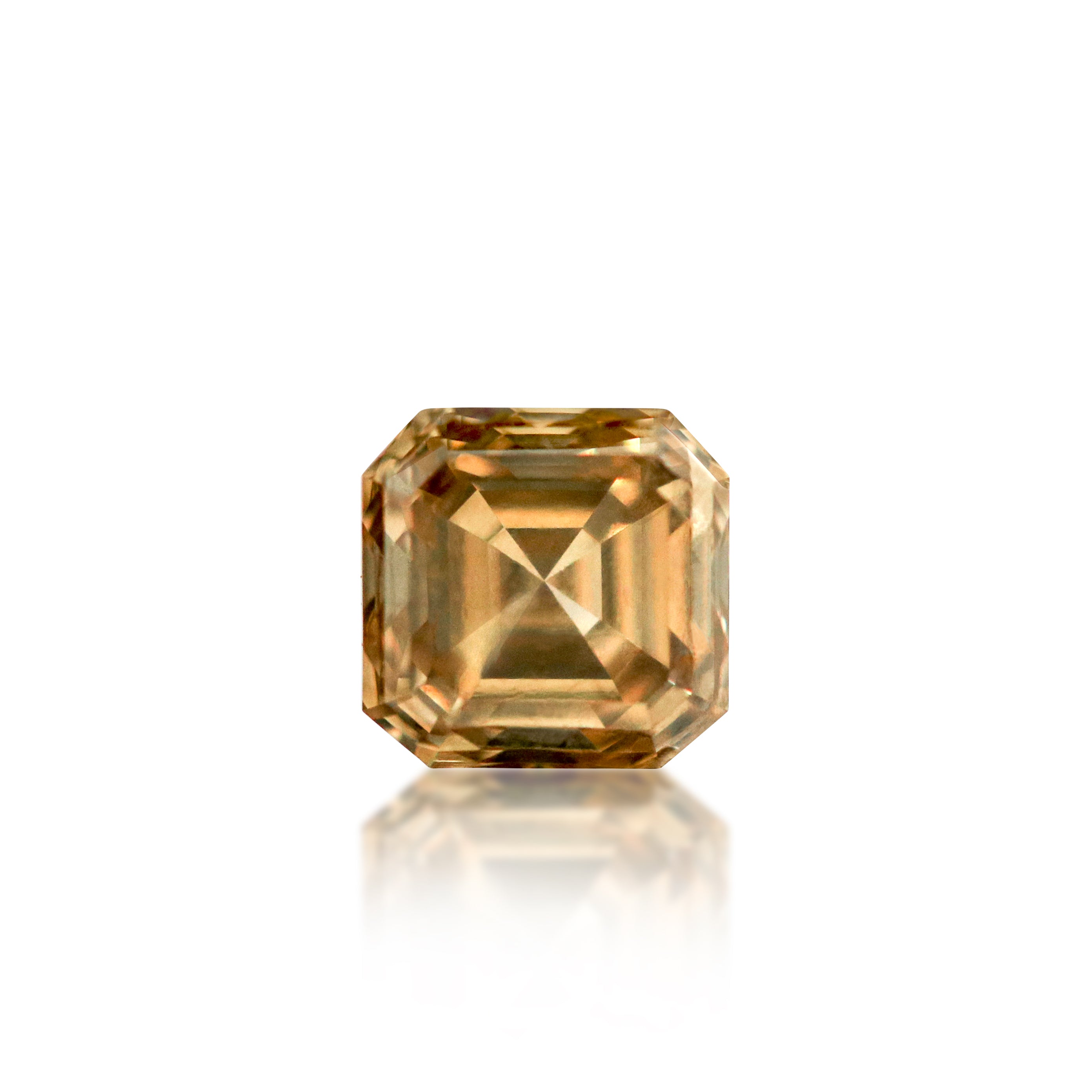 0.39ct Argyle Champagne Asscher Cut C3