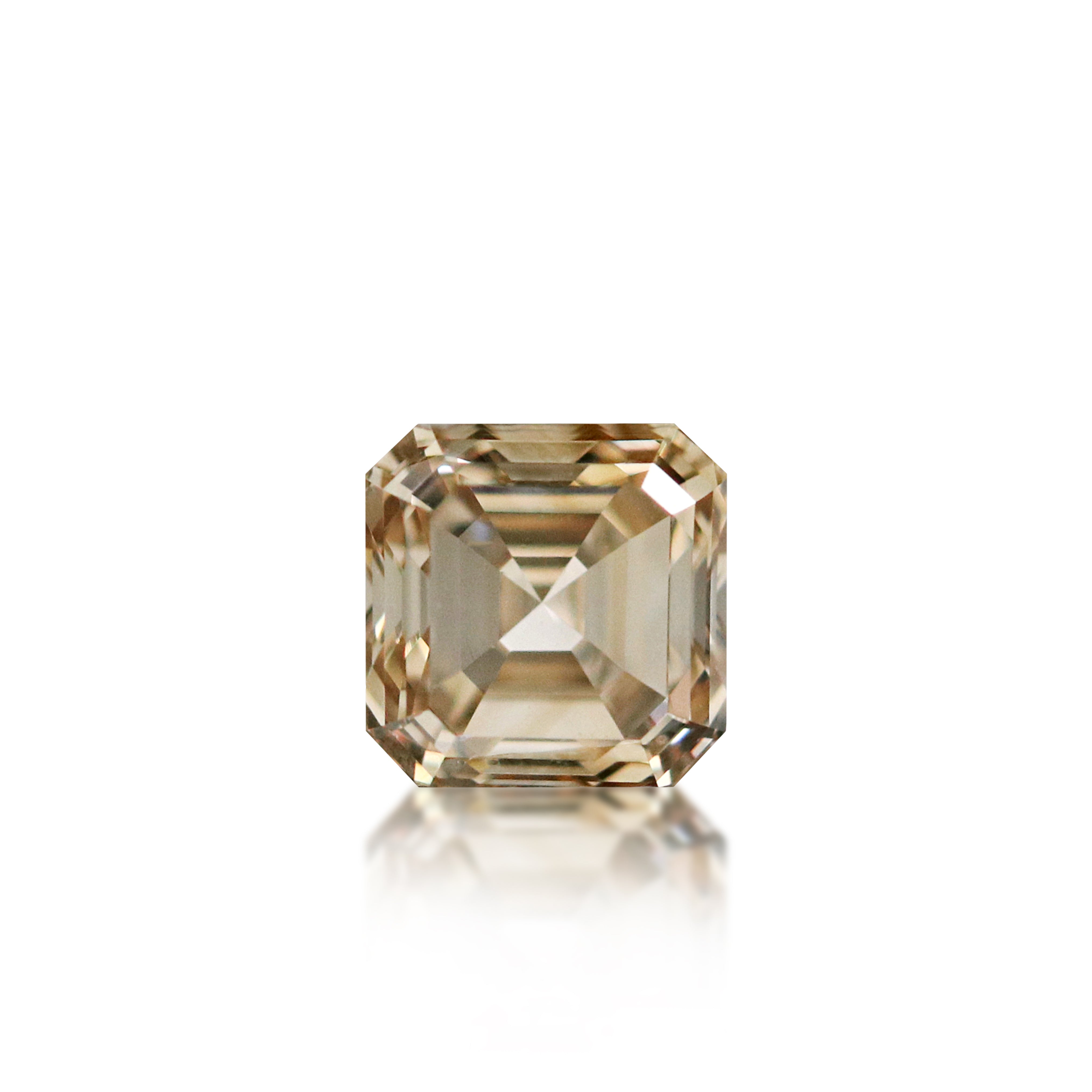 Canadian Champagne Diamond — 0.78 ct Asscher | C2 - Light Champagne