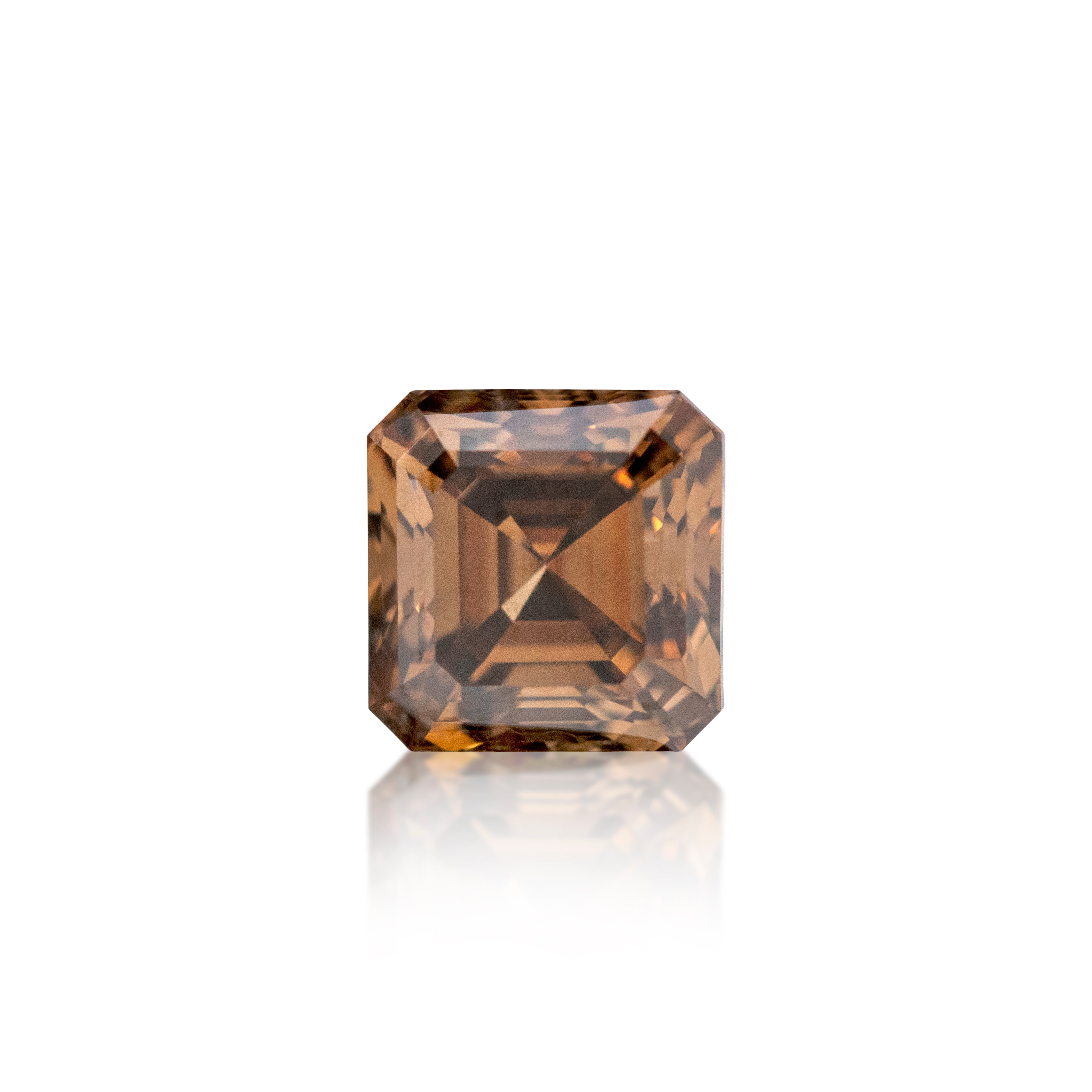 1.55ct Argyle Champagne Asscher Cut C7