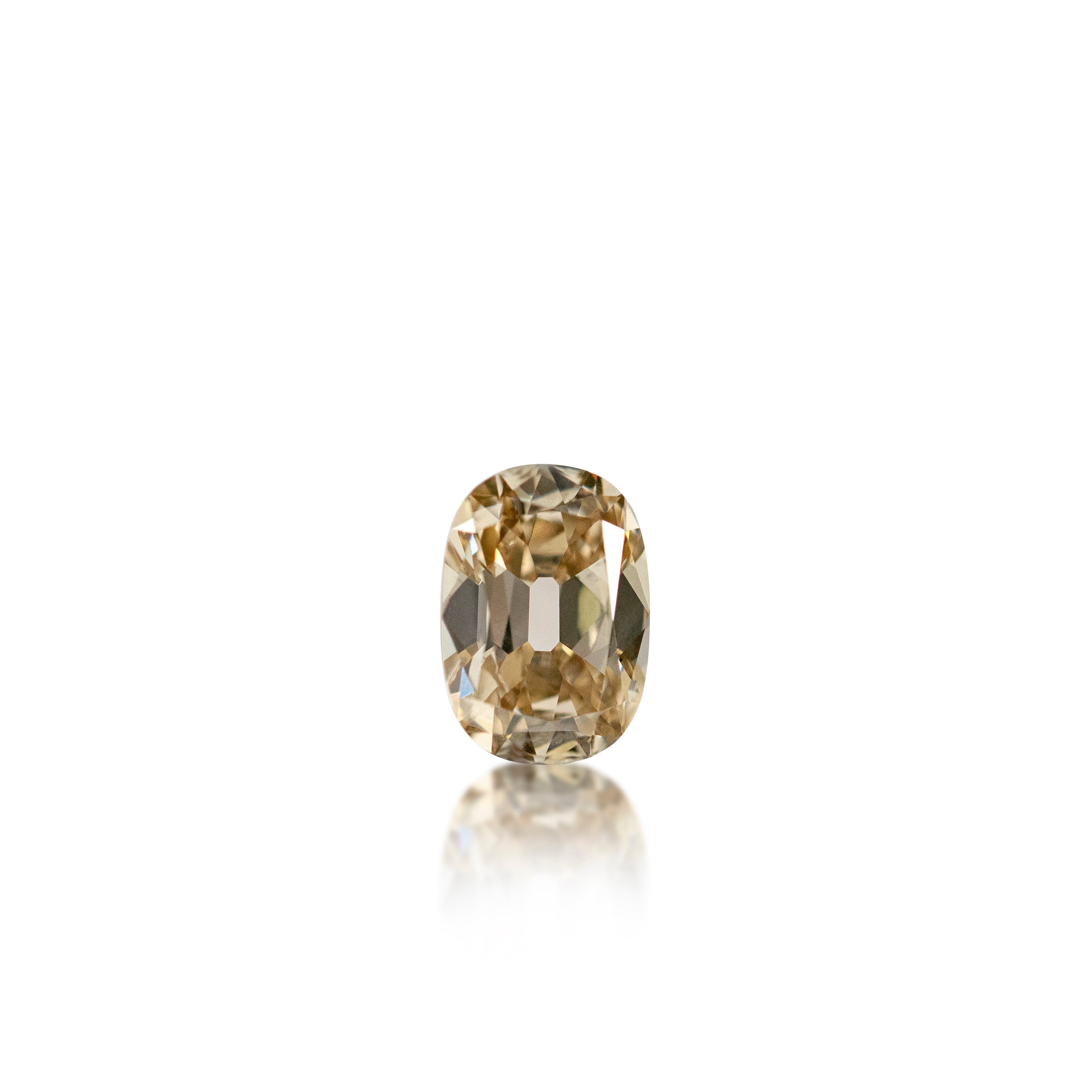 1.03 ct Argyle Champagne Old Cut Cushion C4