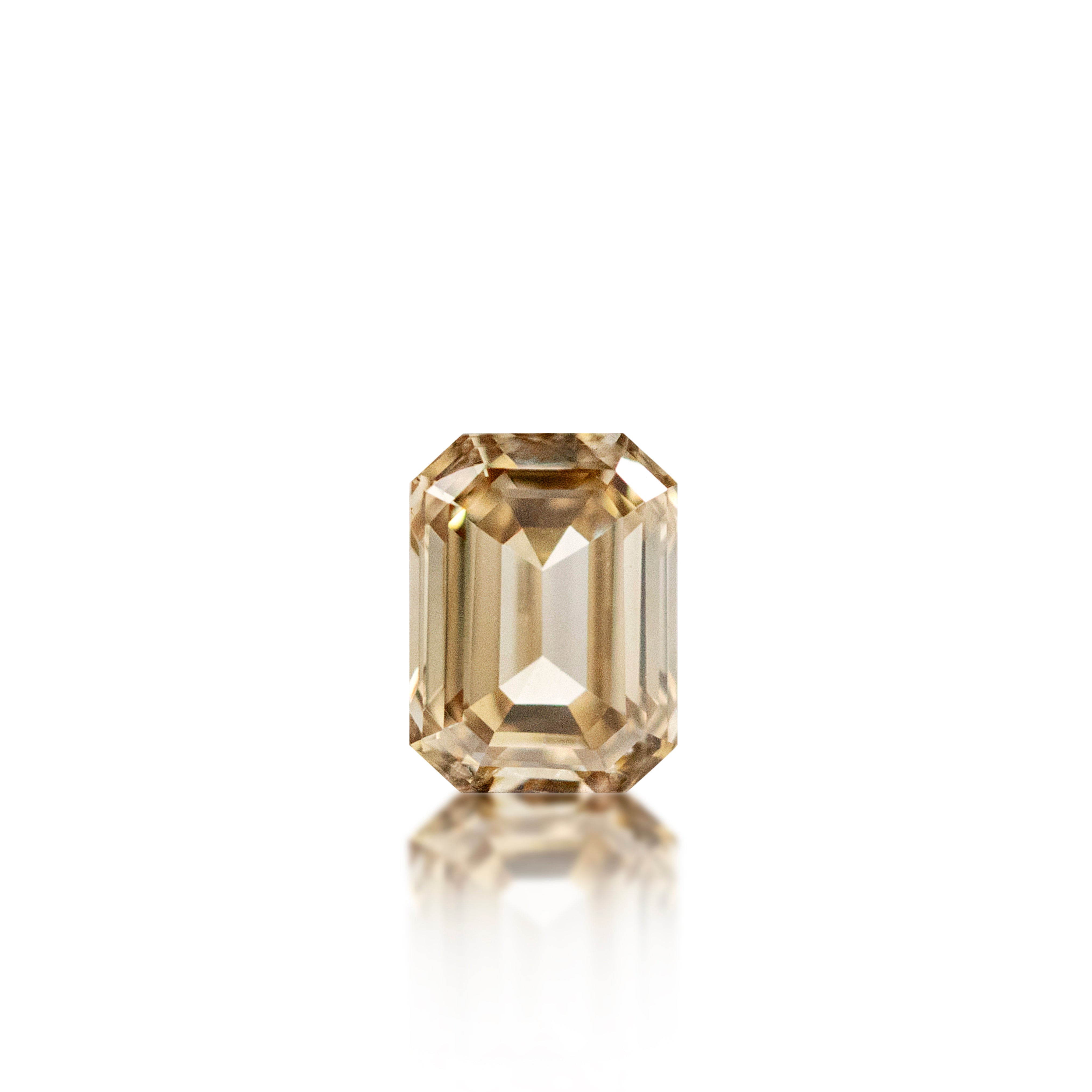 Argyle Australian Champagne Diamond — 0.46 ct Emerald | C2 - Light Champagne