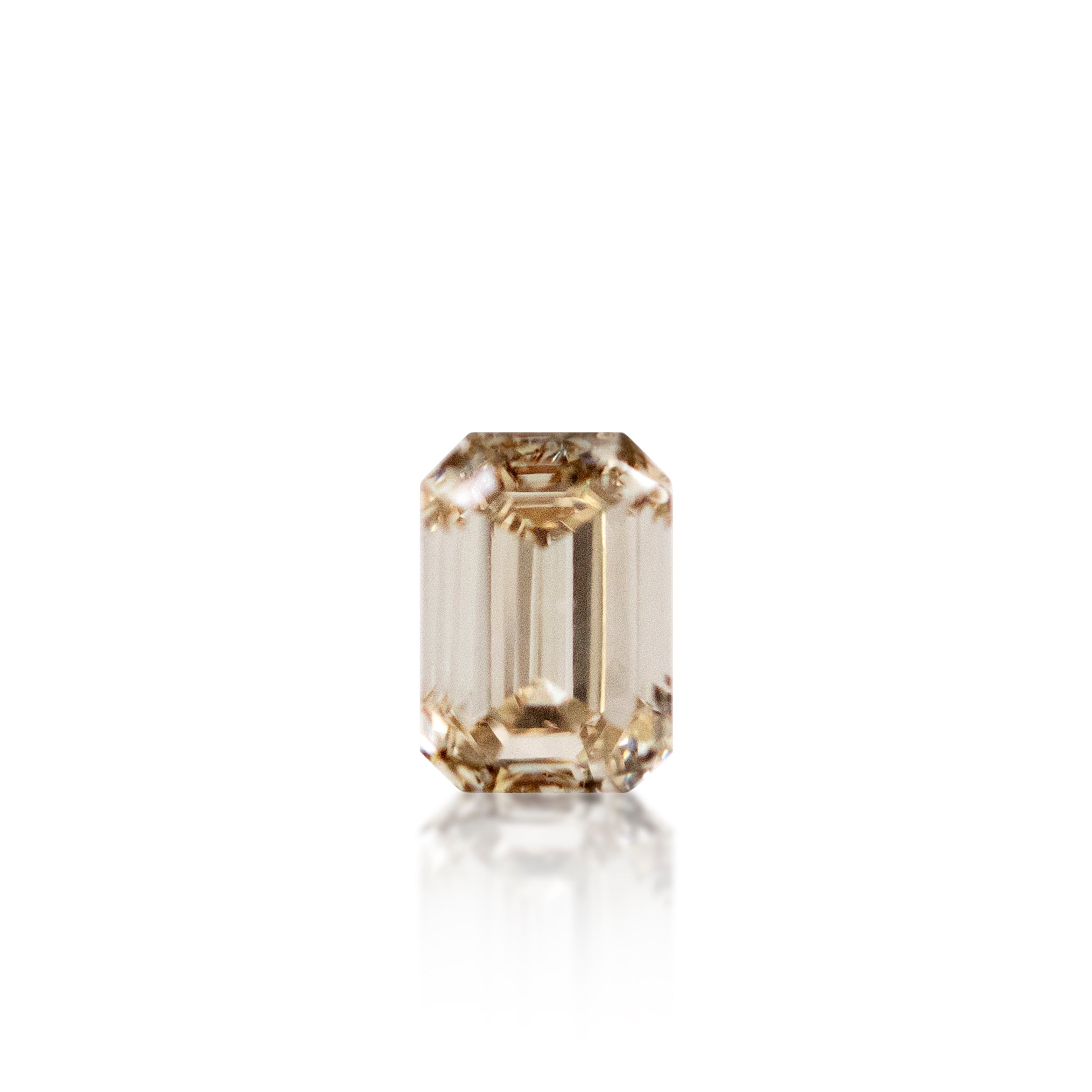 0.50 ct Argyle Champagne Emerald Cut C2