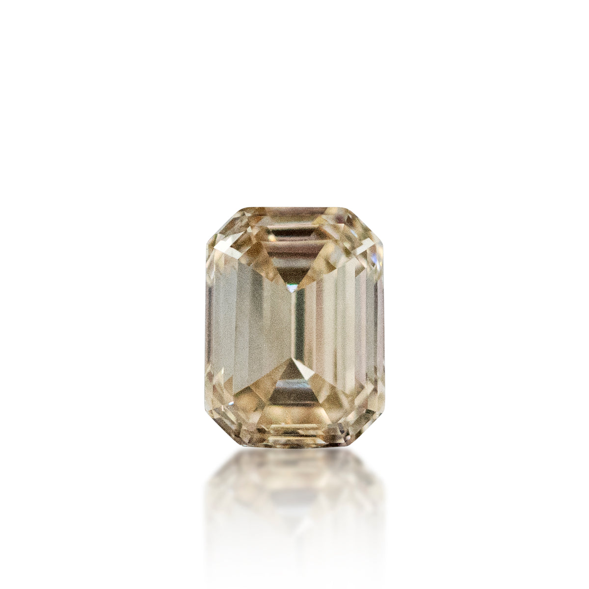Argyle Australian Champagne Diamond — 0.73 ct Emerald | C2 Light Champagne