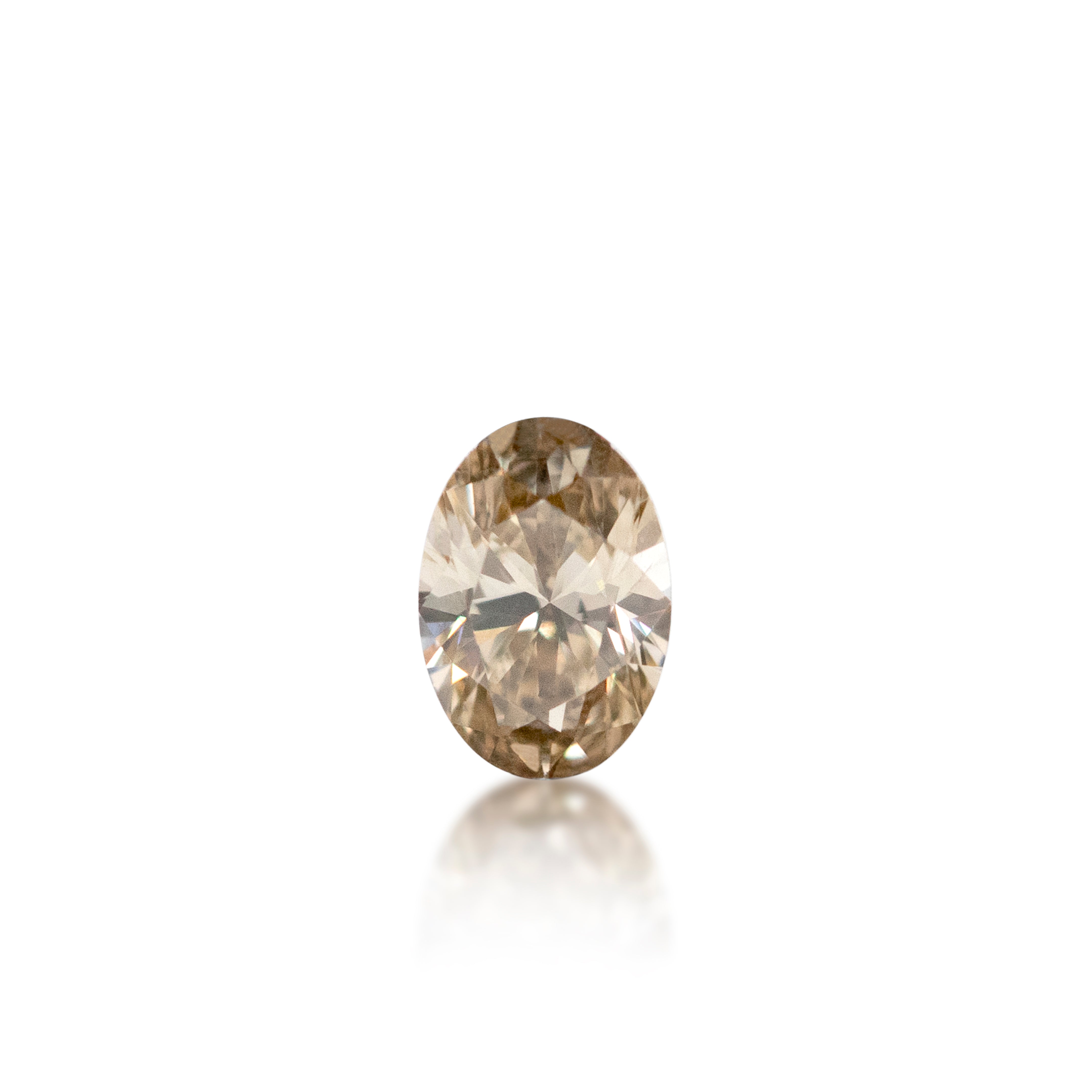 0.32ct Argyle Champagne Oval Cut C3