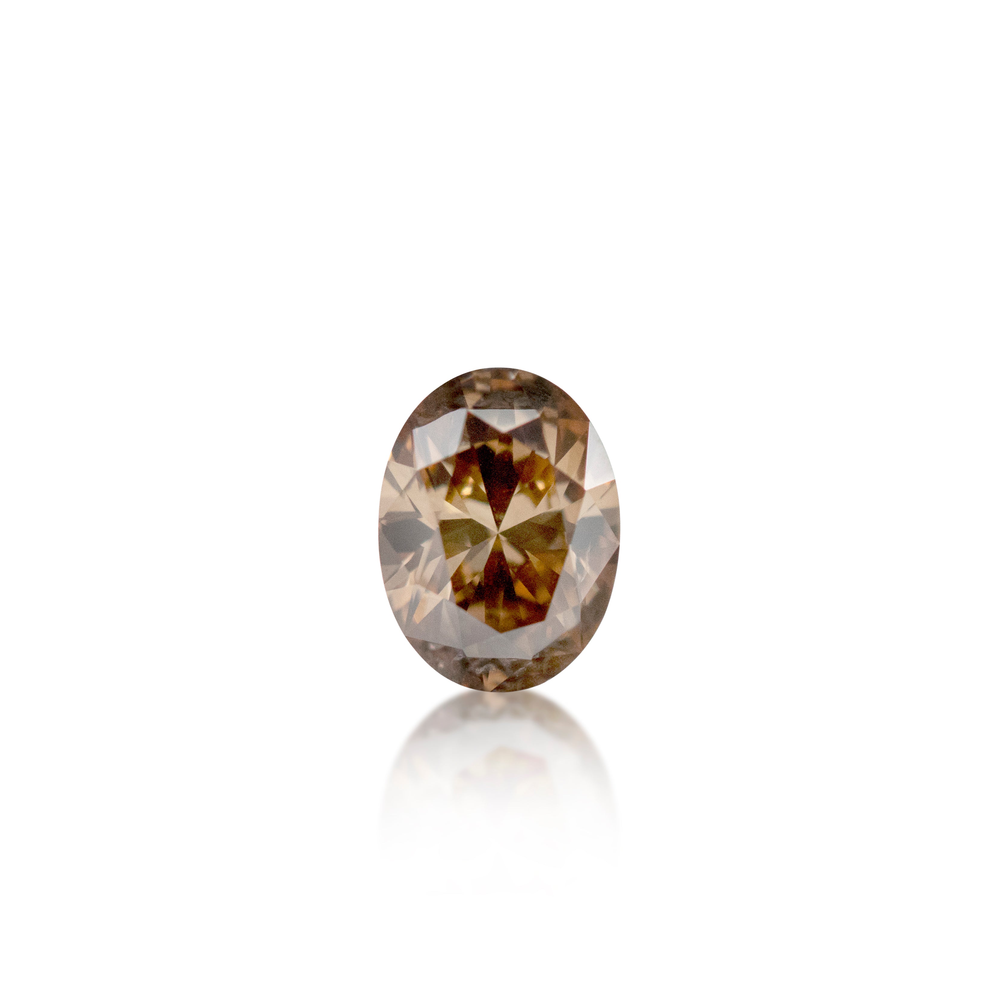 0.50ct Argyle Champagne Oval Cut C6