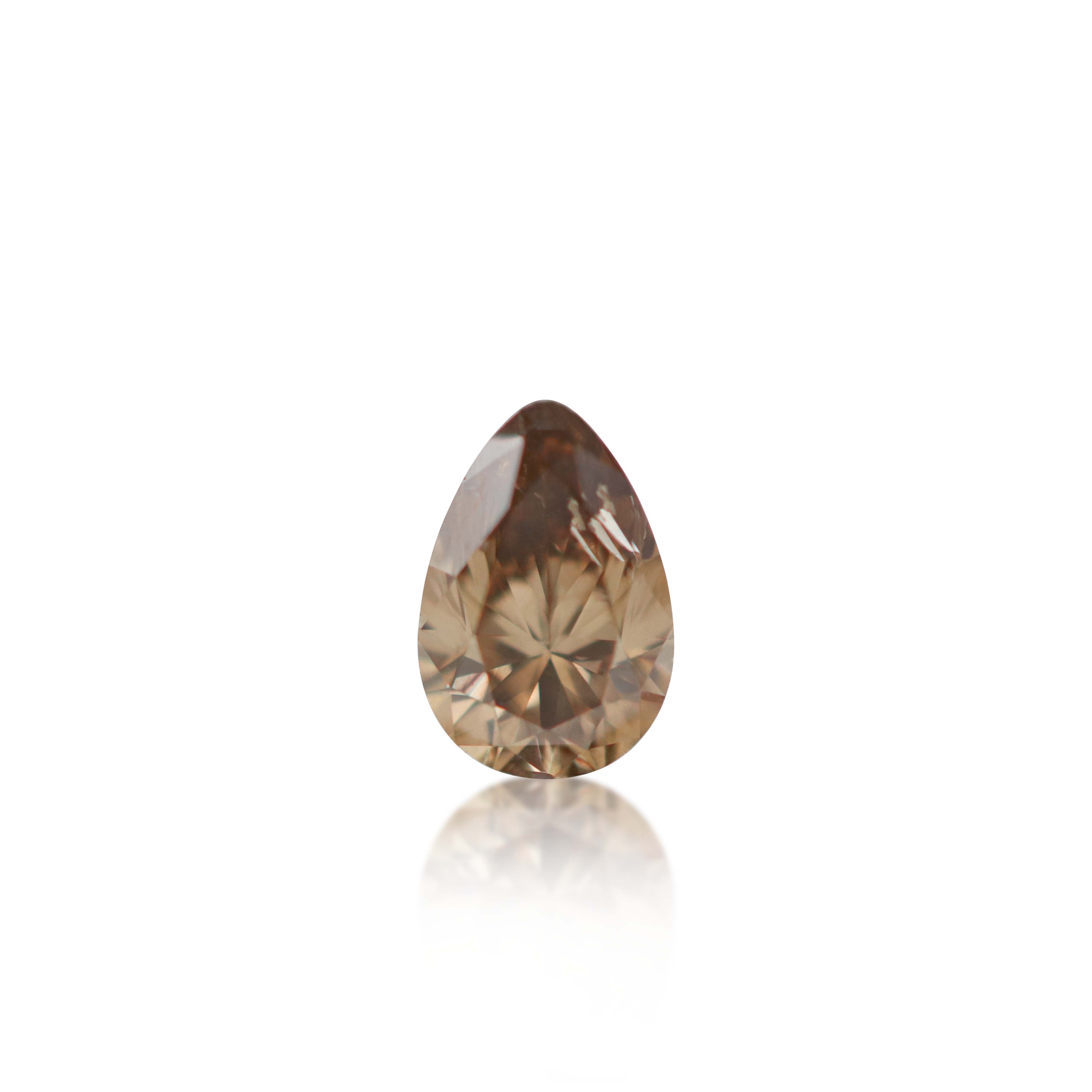 0.29ct Argyle Champagne Pear Cut C6