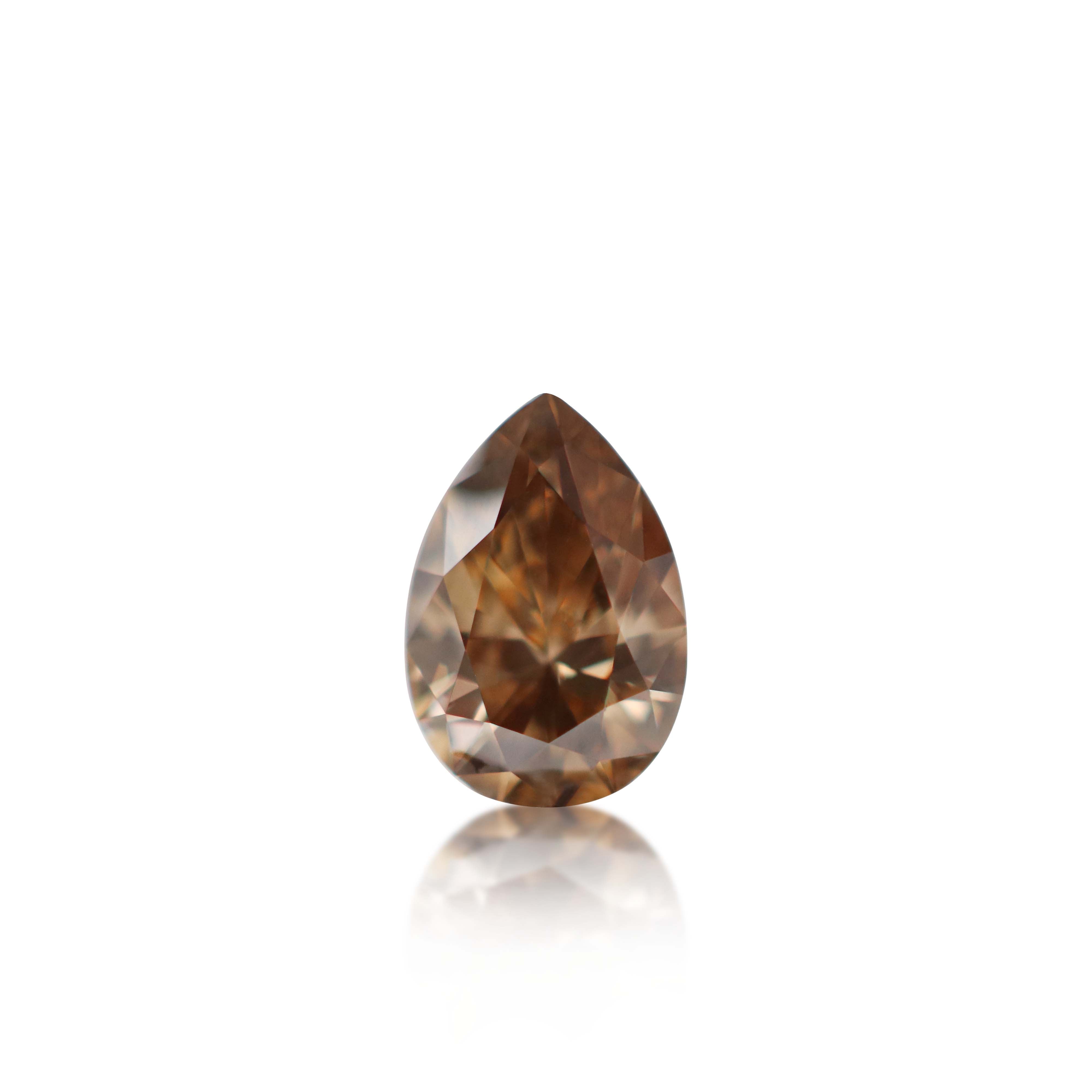 0.31ct Argyle Champagne Pear Cut C6