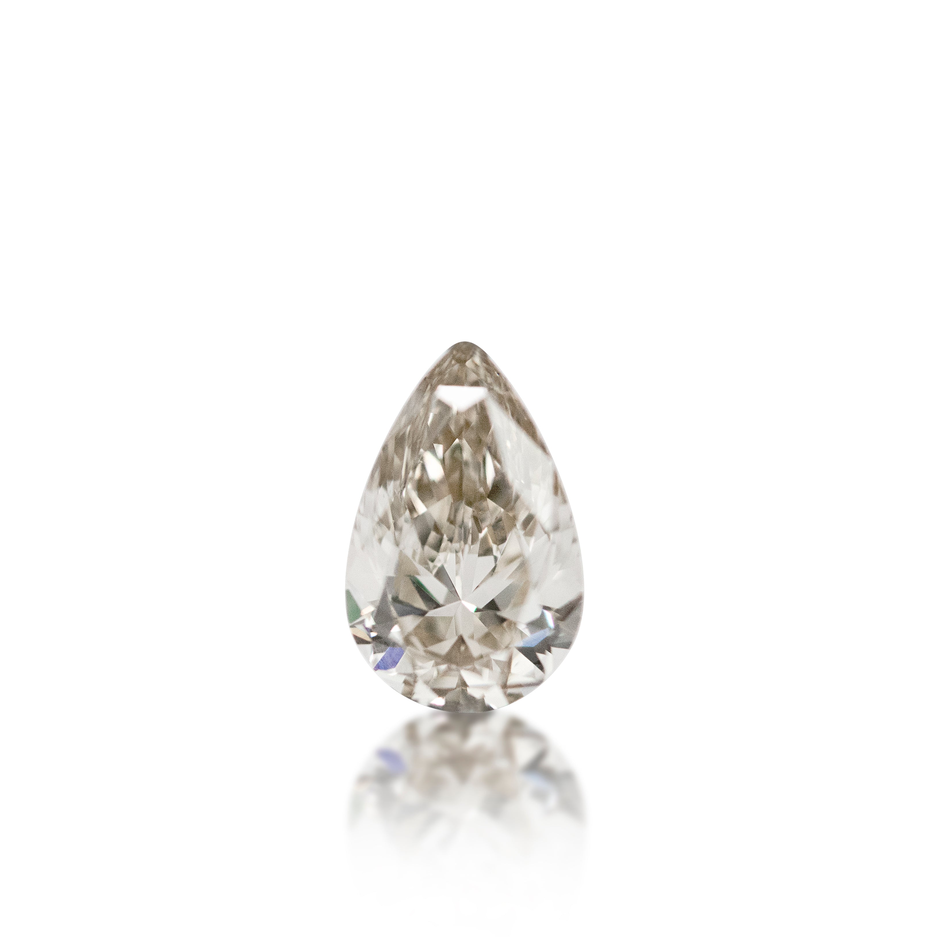 0.70 ct Argyle Champagne Pear Cut C2