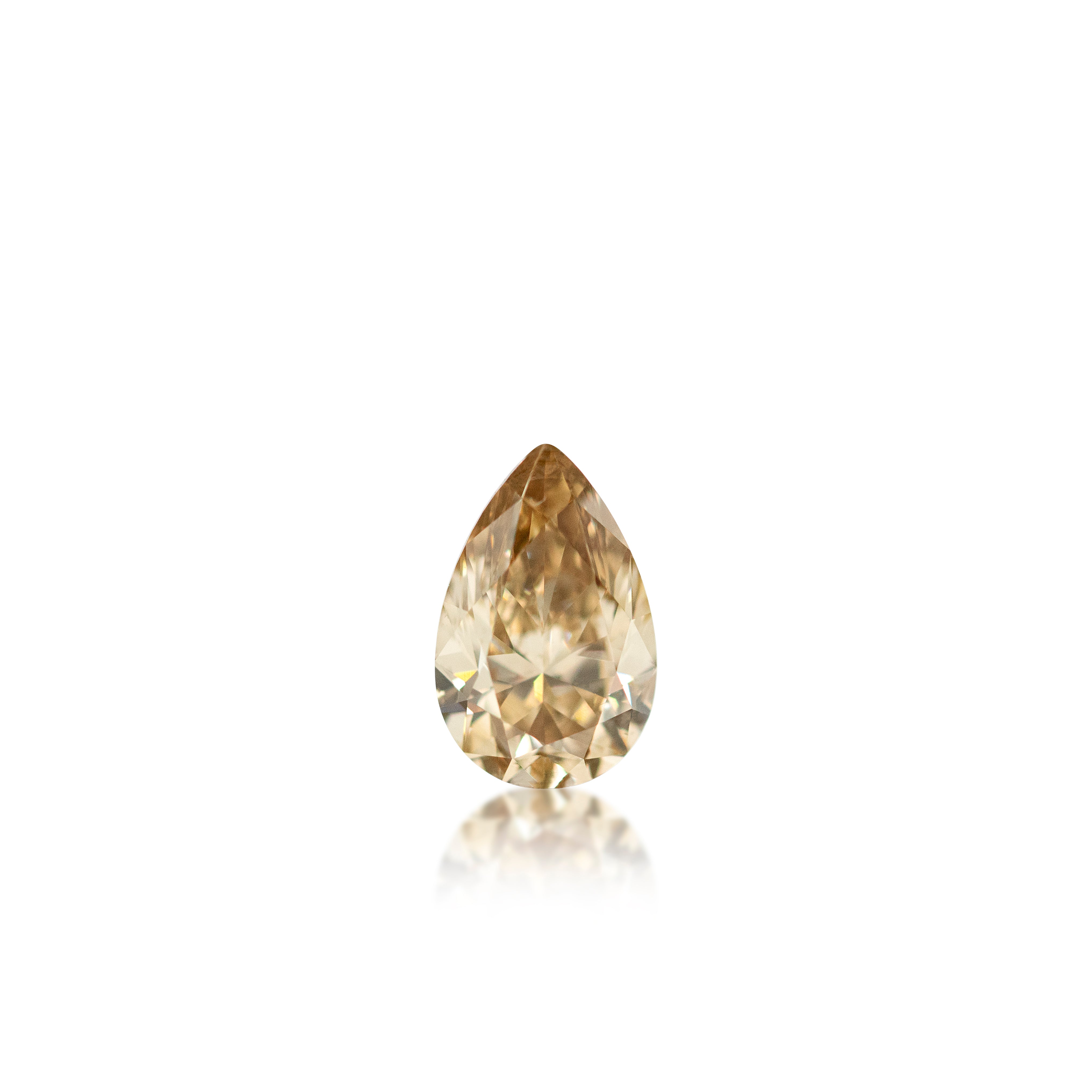 0.70 ct Argyle Champagne Pear Cut C3