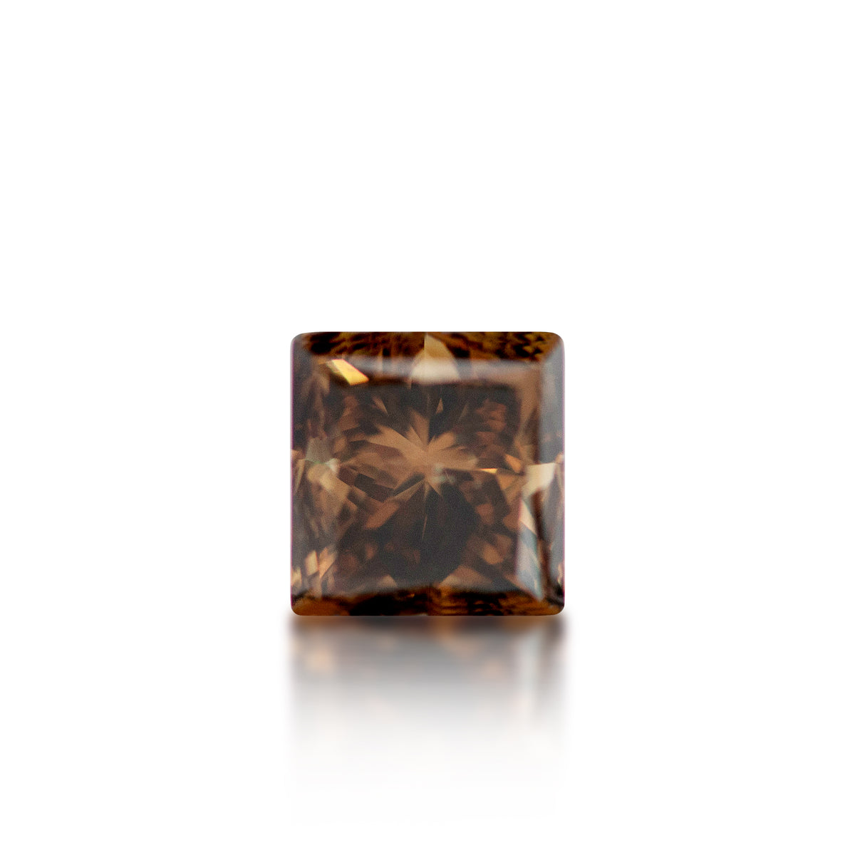 Australian Champagne Diamond | 1.02 ct Princess Cut C7 | Loose Stone