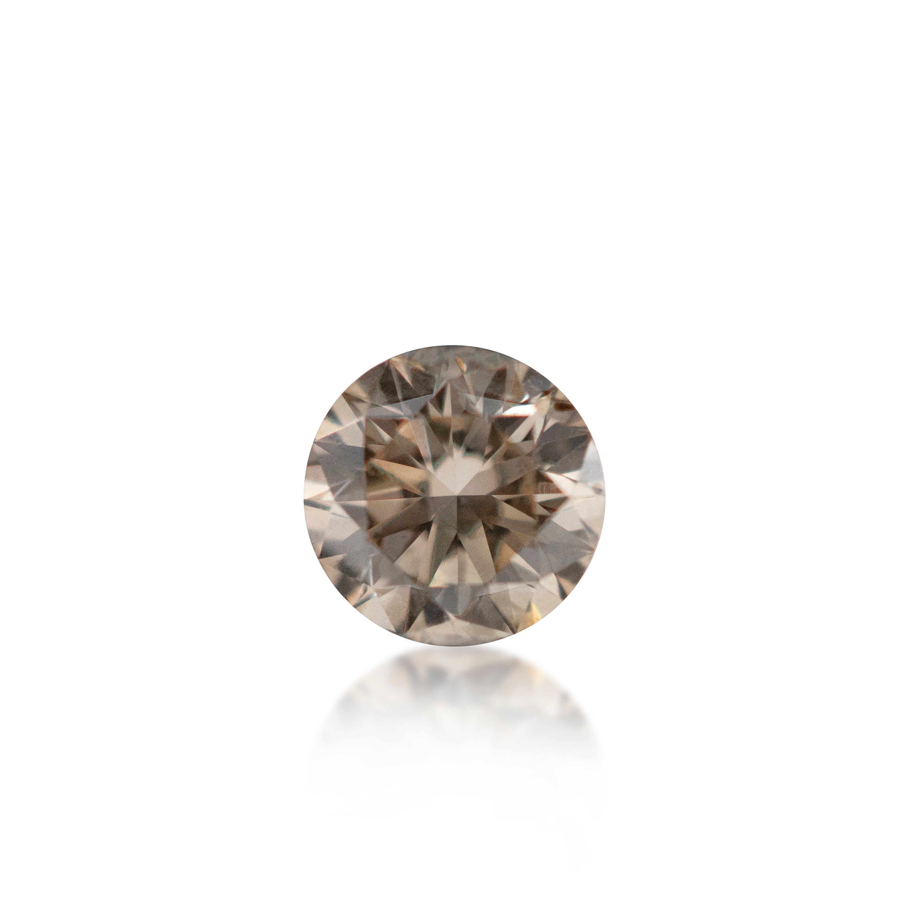 0.26 ct Argyle Champagne Round Brilliant Cut C2