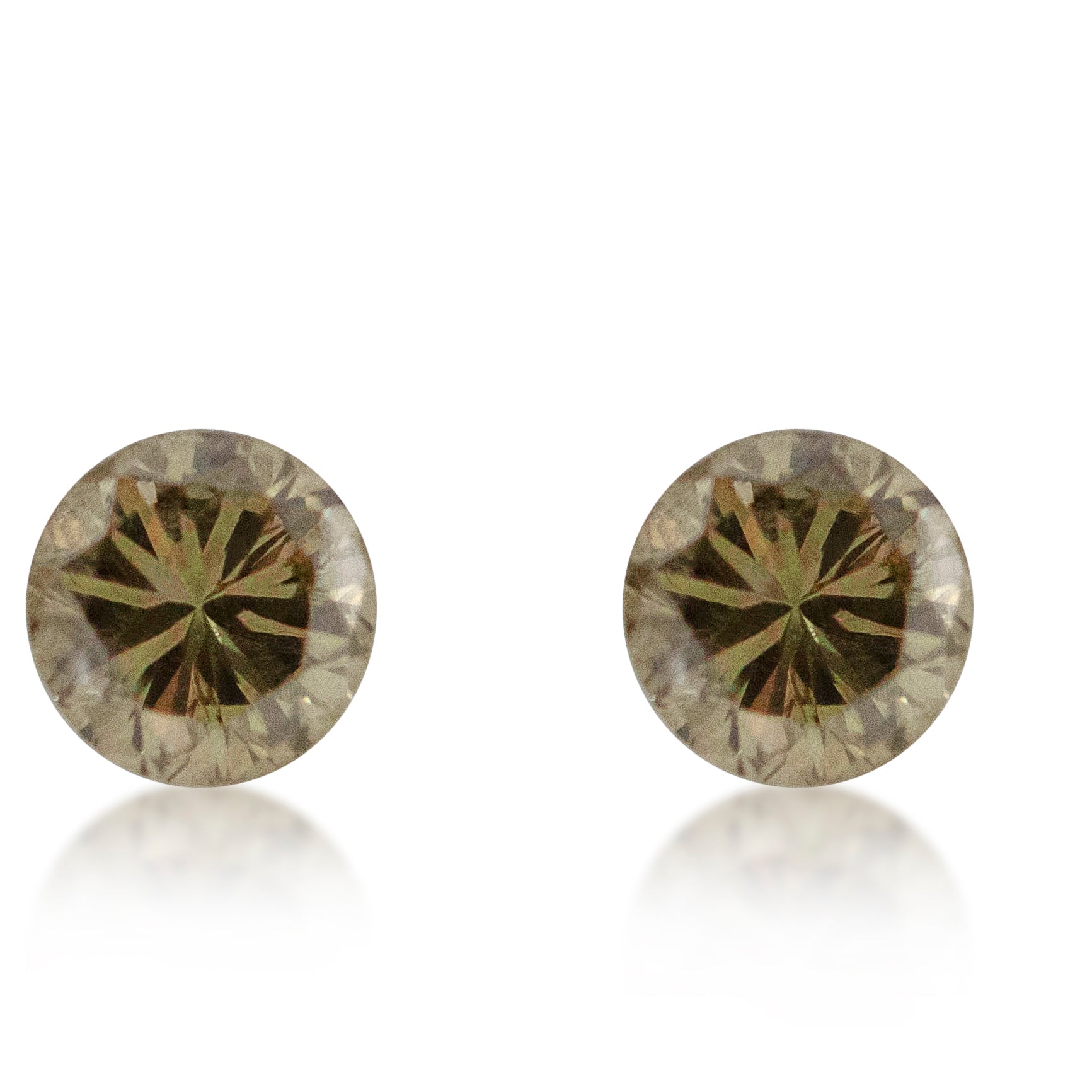 2 = 0.38ct Argyle Champagne Round C5 Diamonds