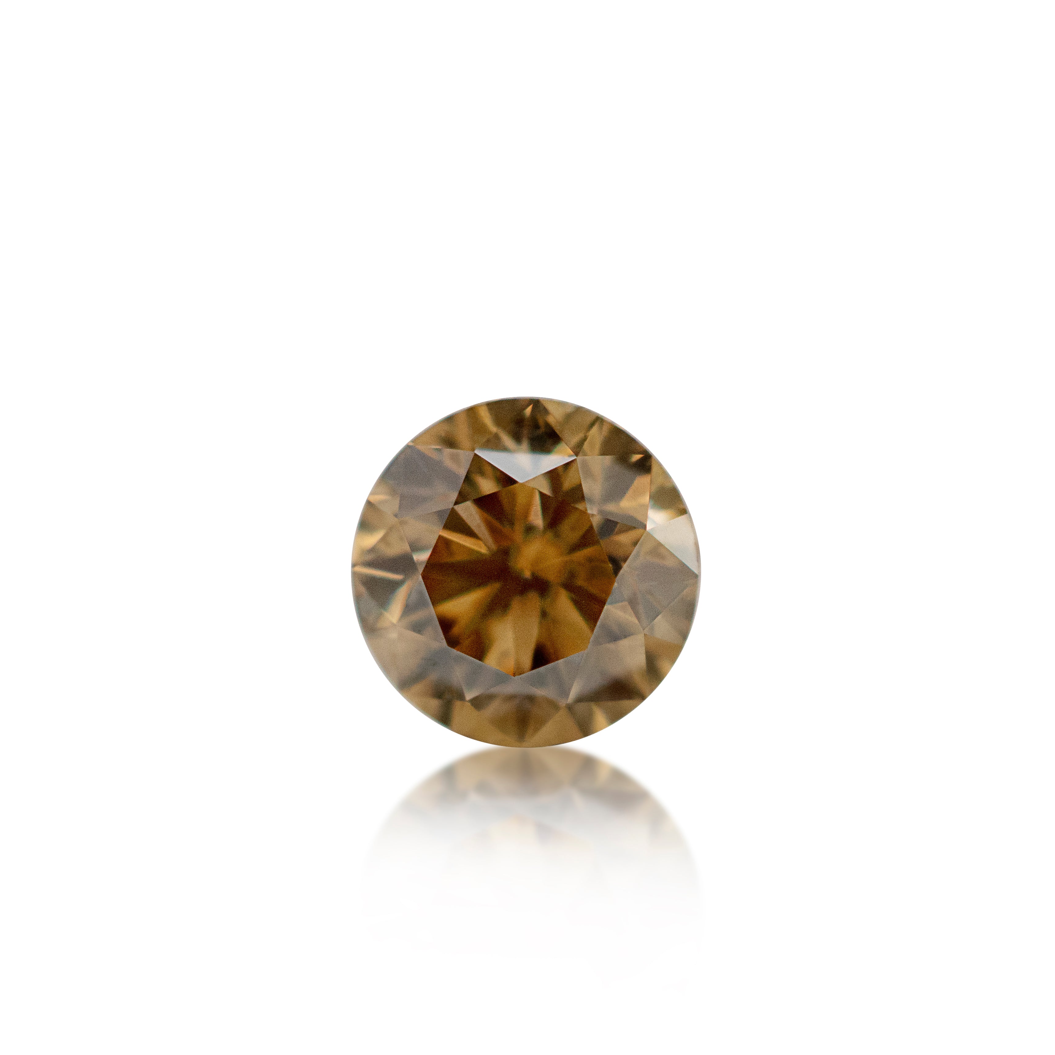0.46 ct Argyle Champagne Round Brilliant Cut C6