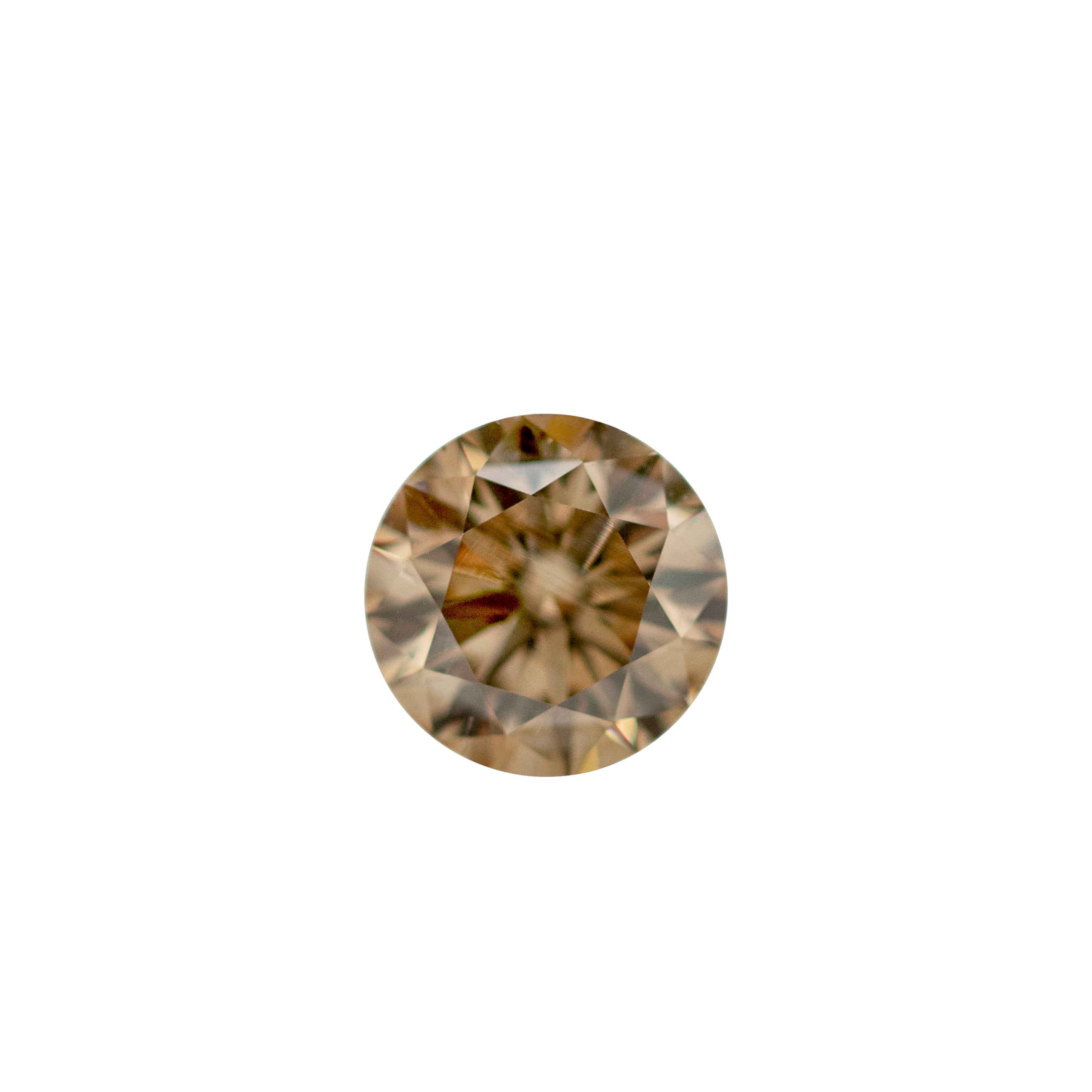 0.73ct Argyle Champagne Round Brilliant Cut C3