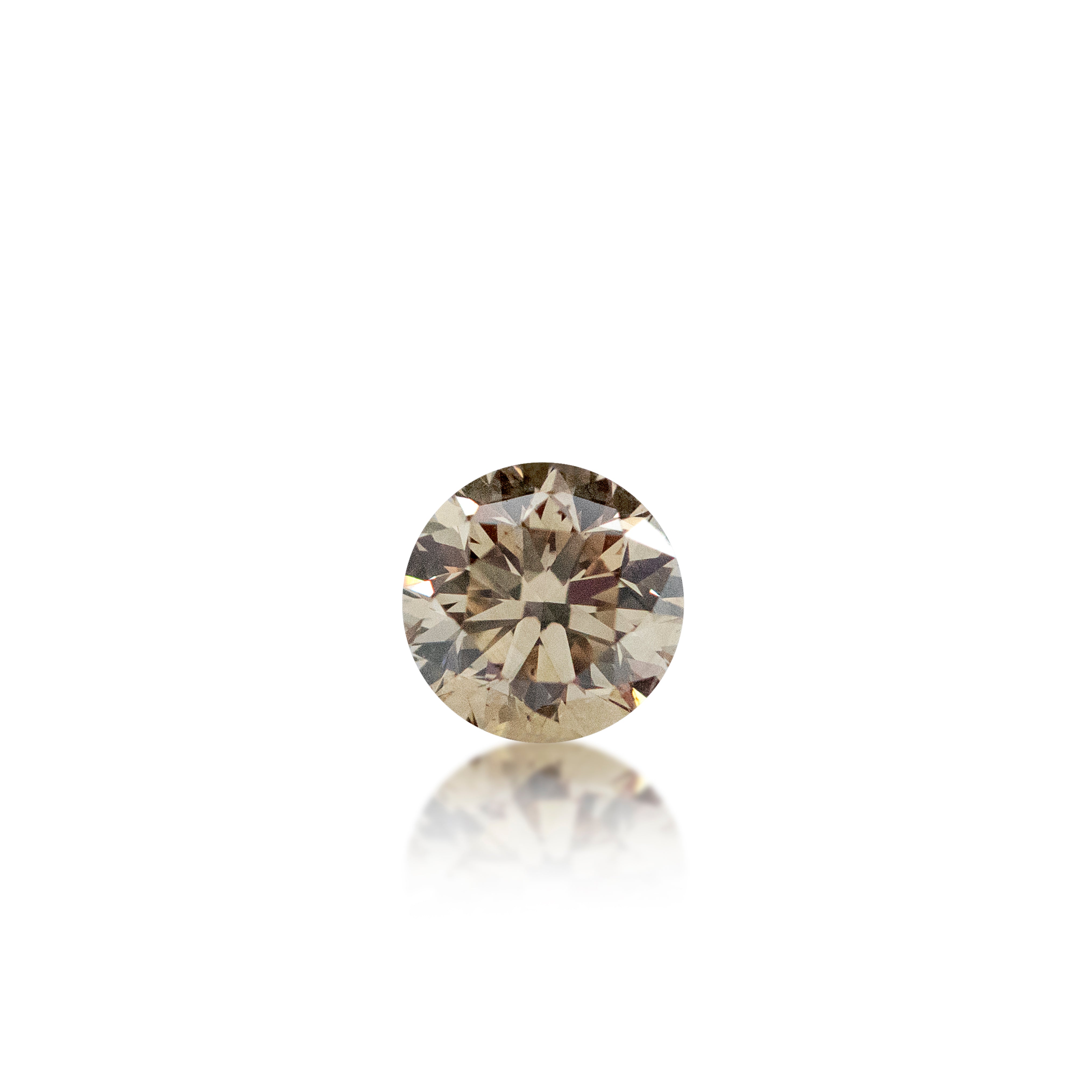 Argyle Australian Champagne Diamond — 0.73 ct Round | C3 Med Champagne