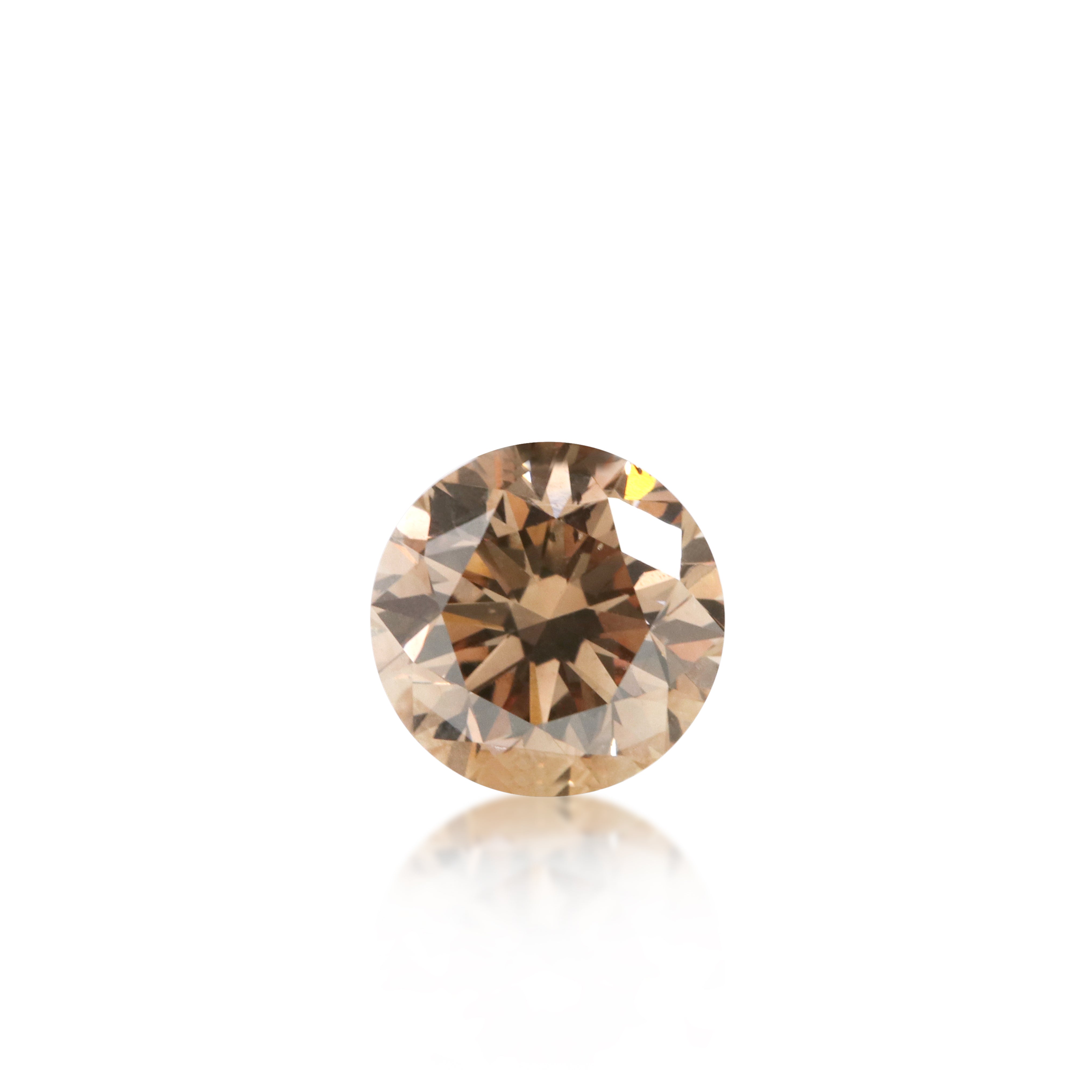 Argyle Australian Champagne Diamond — 0.86 ct Round | C6 - Dark Champagne