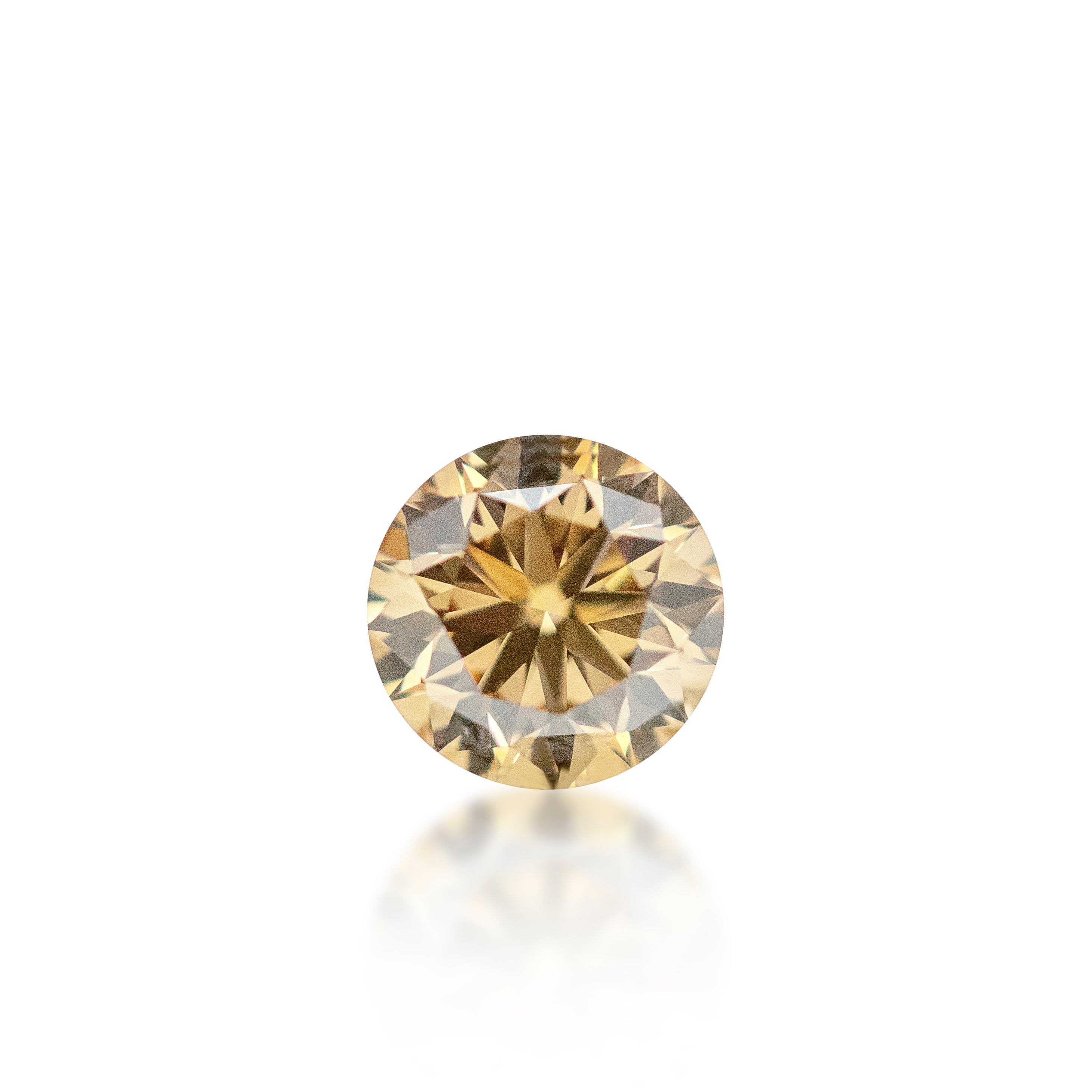 0.91ct Argyle Champagne Round Brilliant Cut C5