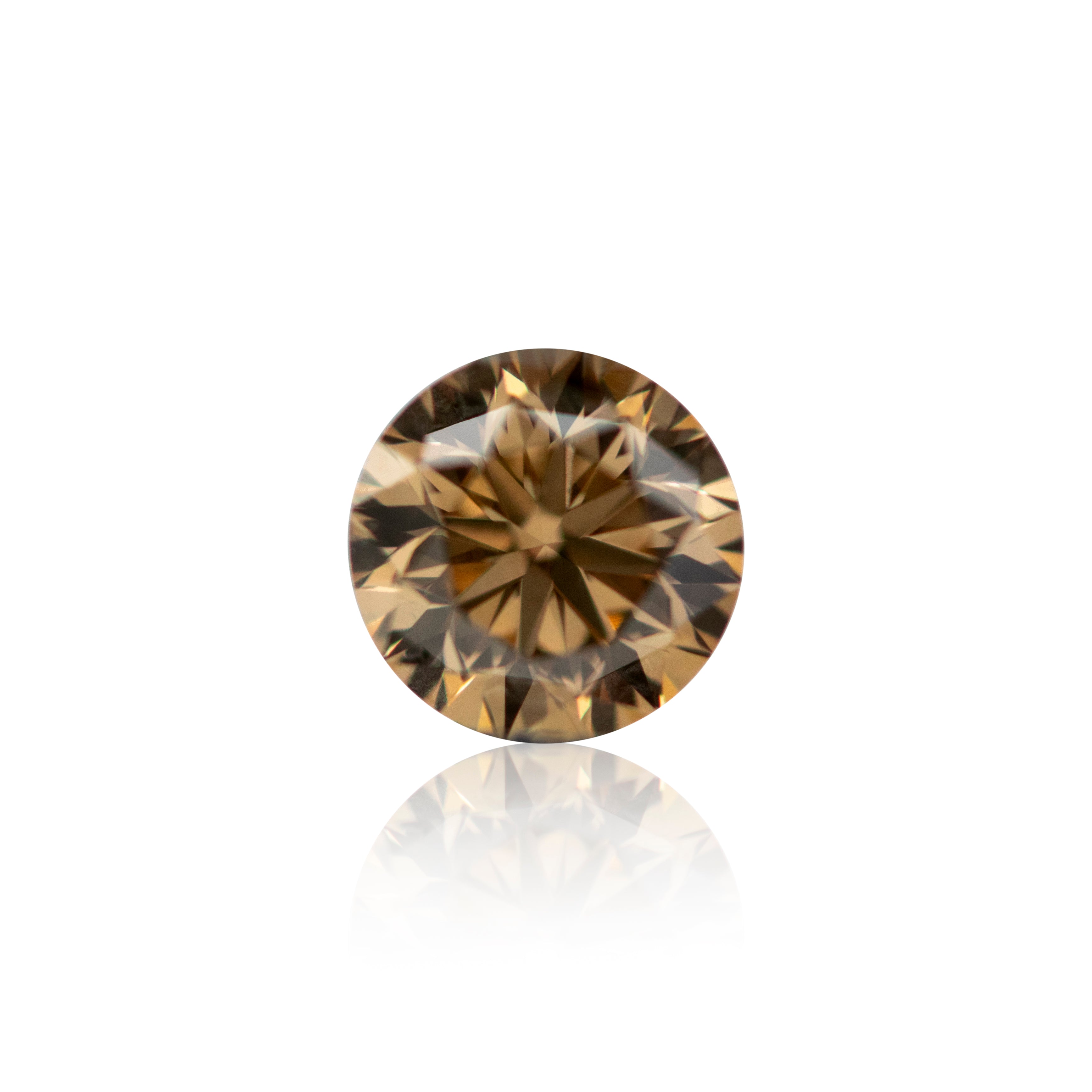 0.93ct Argyle Champagne Round Brilliant Cut C3