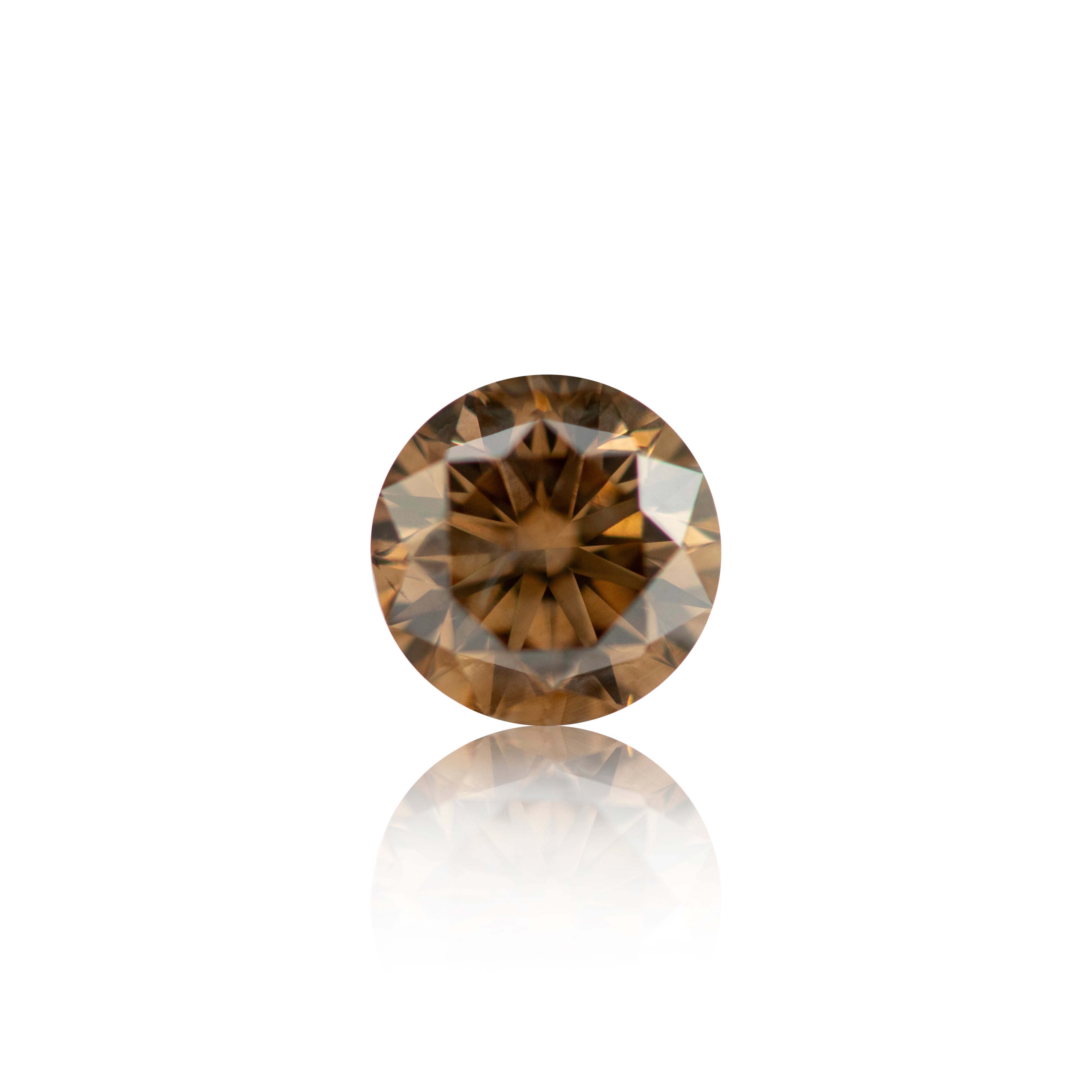 1.00ct Argyle Champagne Round Brilliant Cut C6