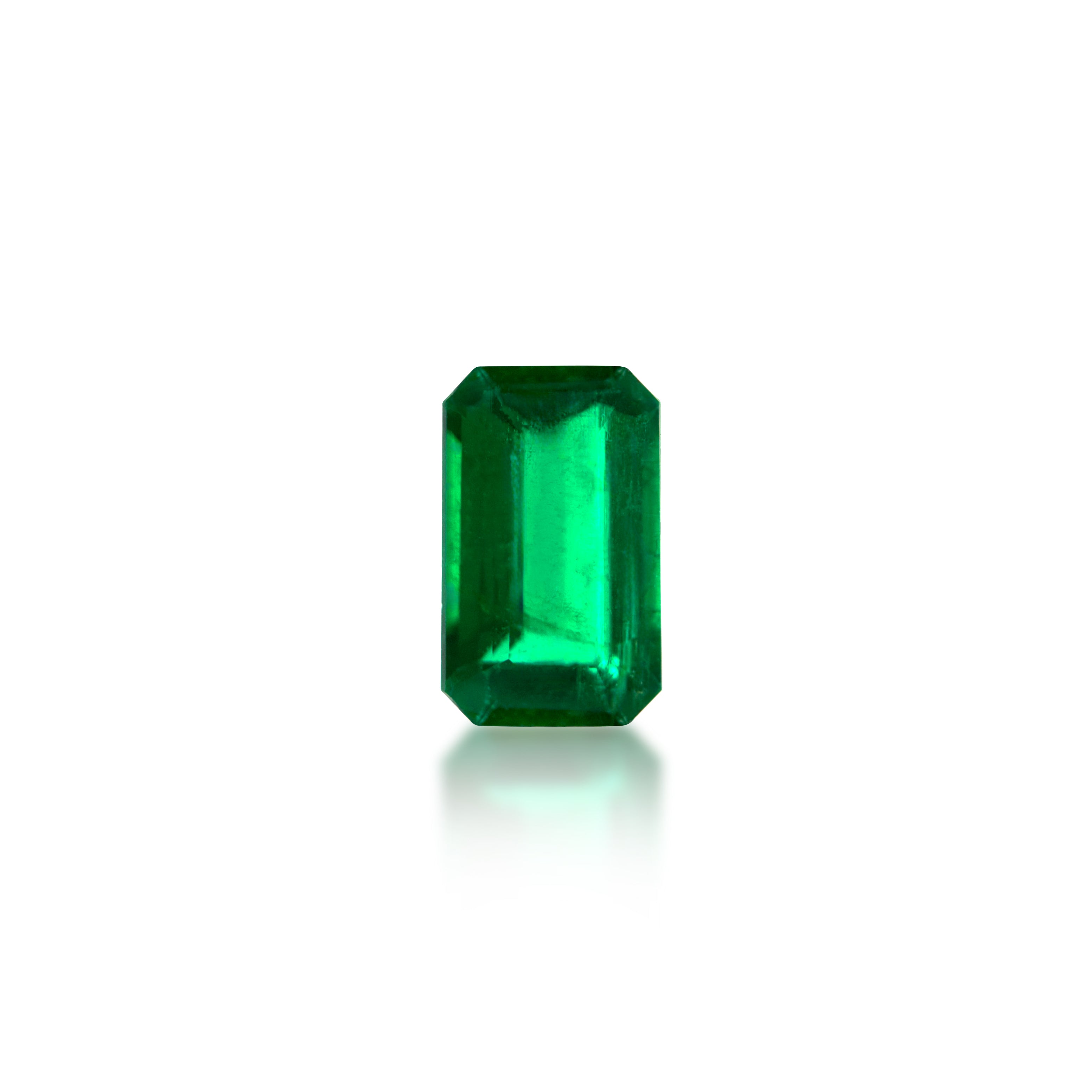 0.98 ct Emerald Cut Zambian Emerald
