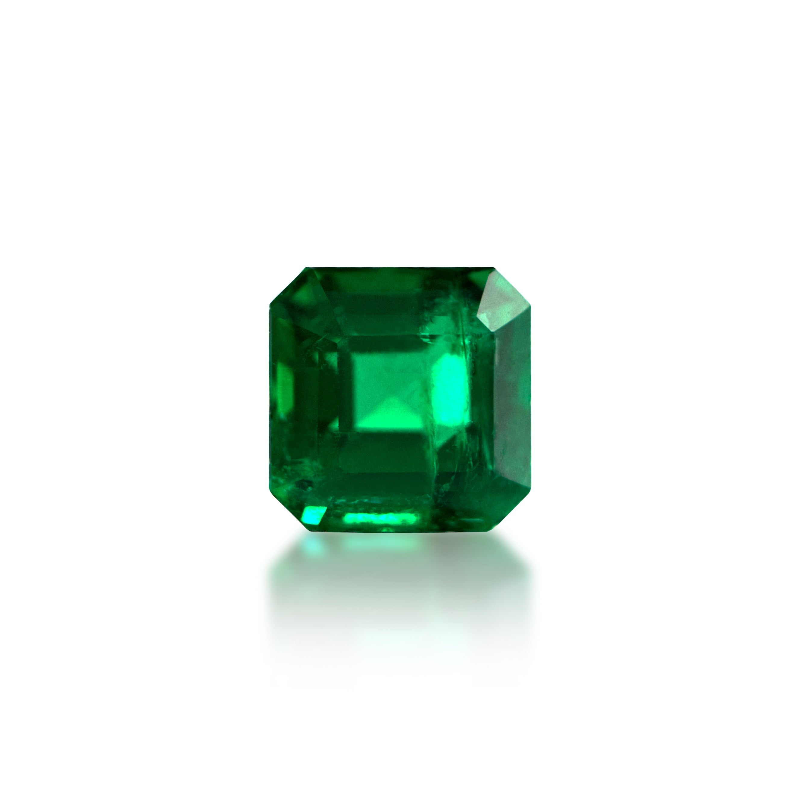 1.40 ct Square Emerald Cut Emerald