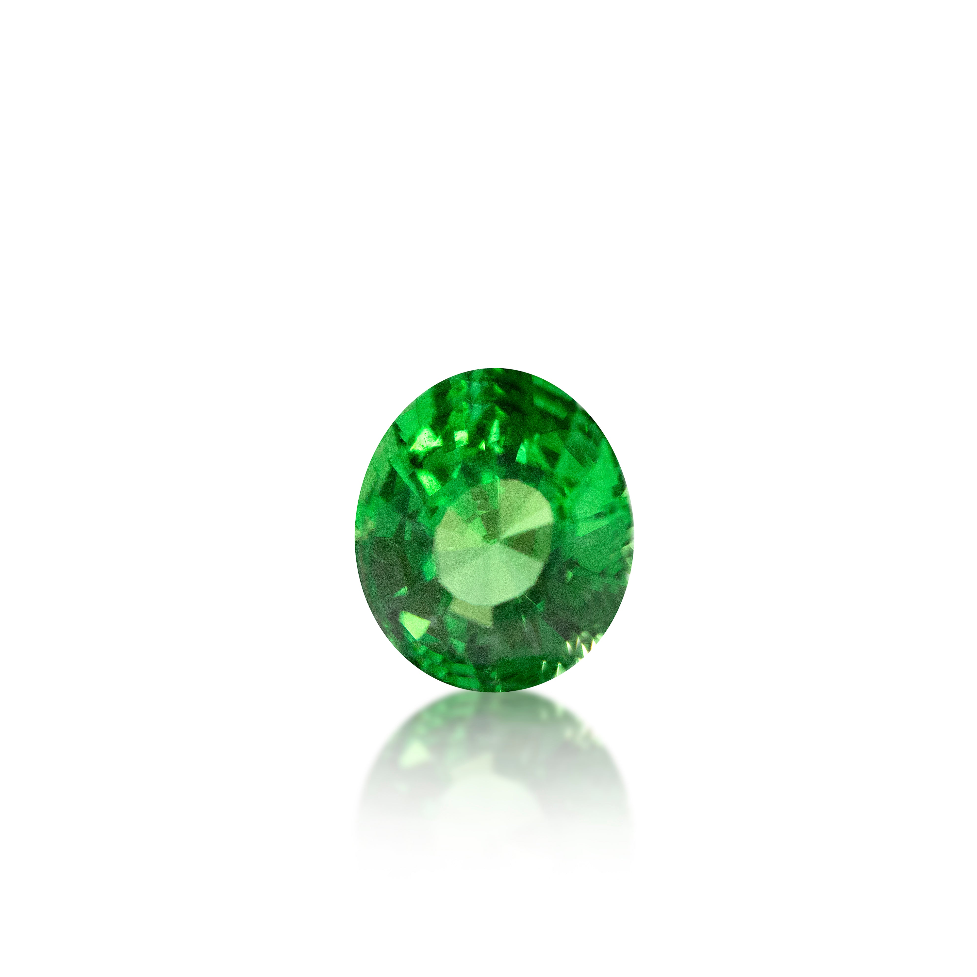 1.09ct Tsavorite Garnet Oval Cut