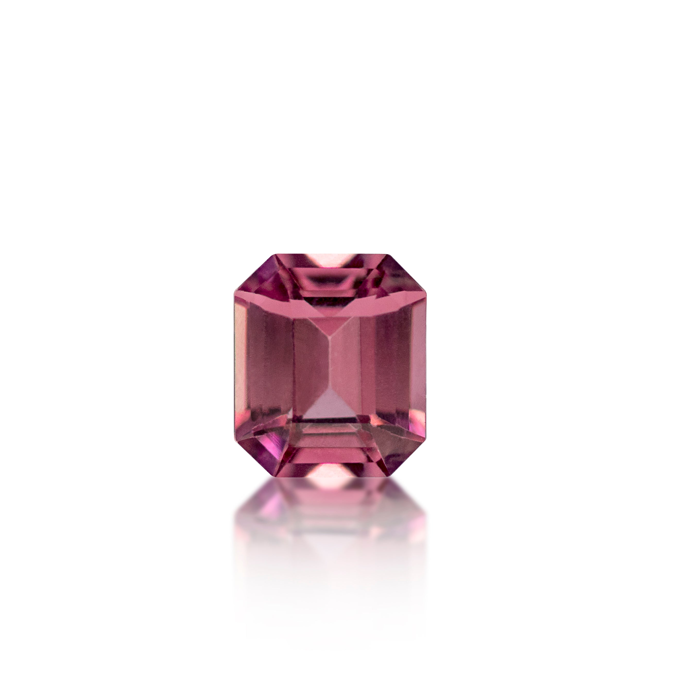 1.15 ct Pinkish Purple Garnet Emerald Cut