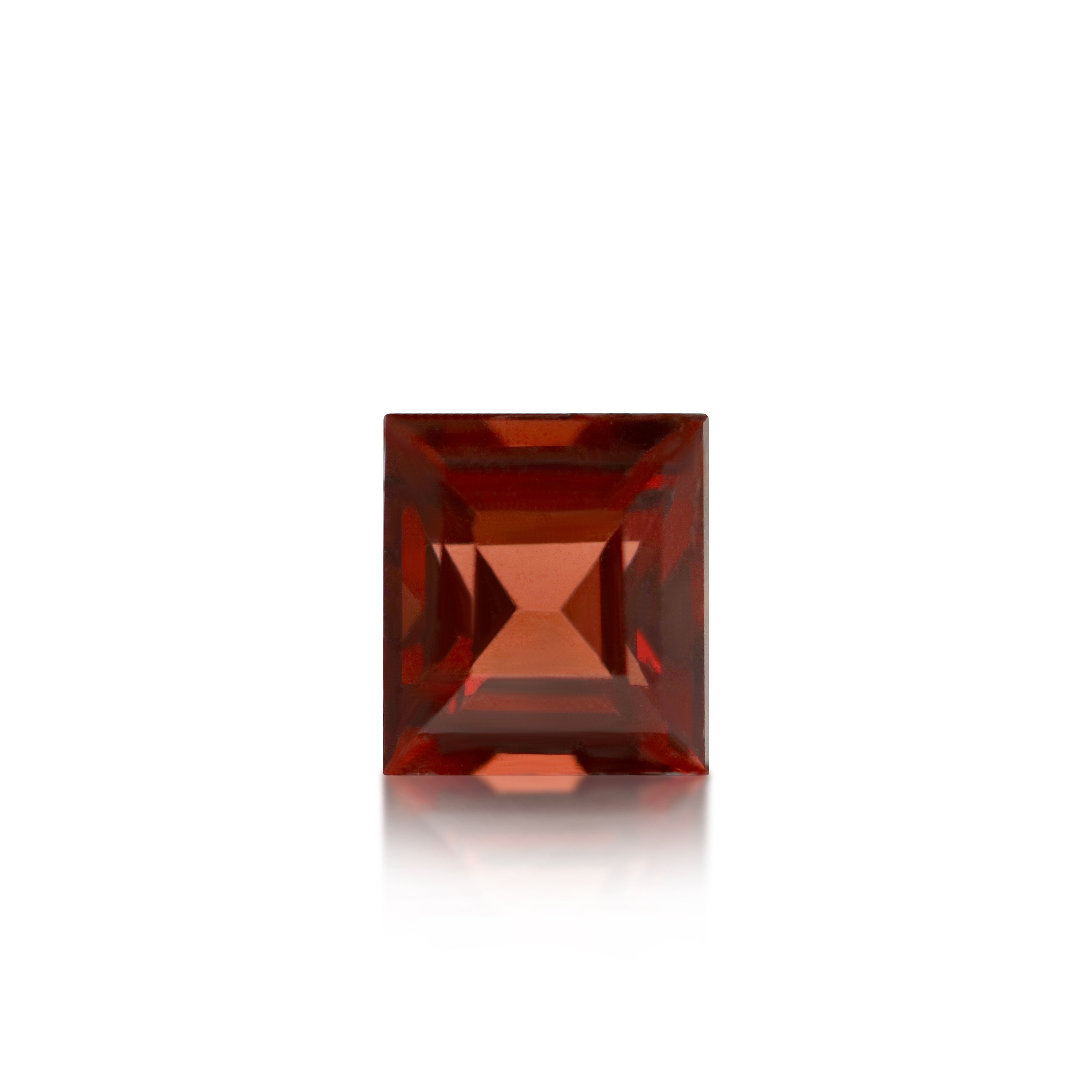 1.37ct Deep red Carré cut Garnet