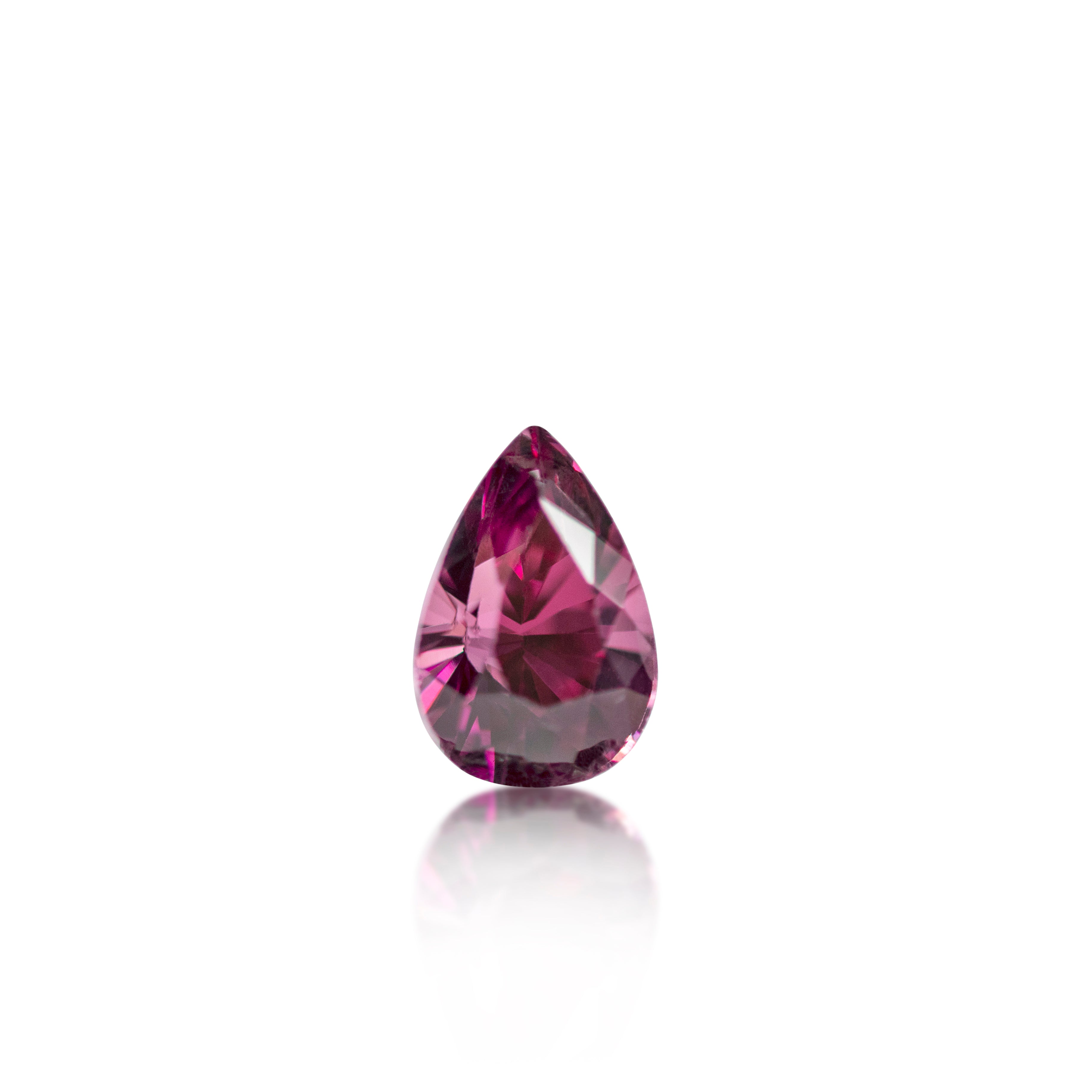 1.87 ct Purplish Pink Garnet Pear Cut