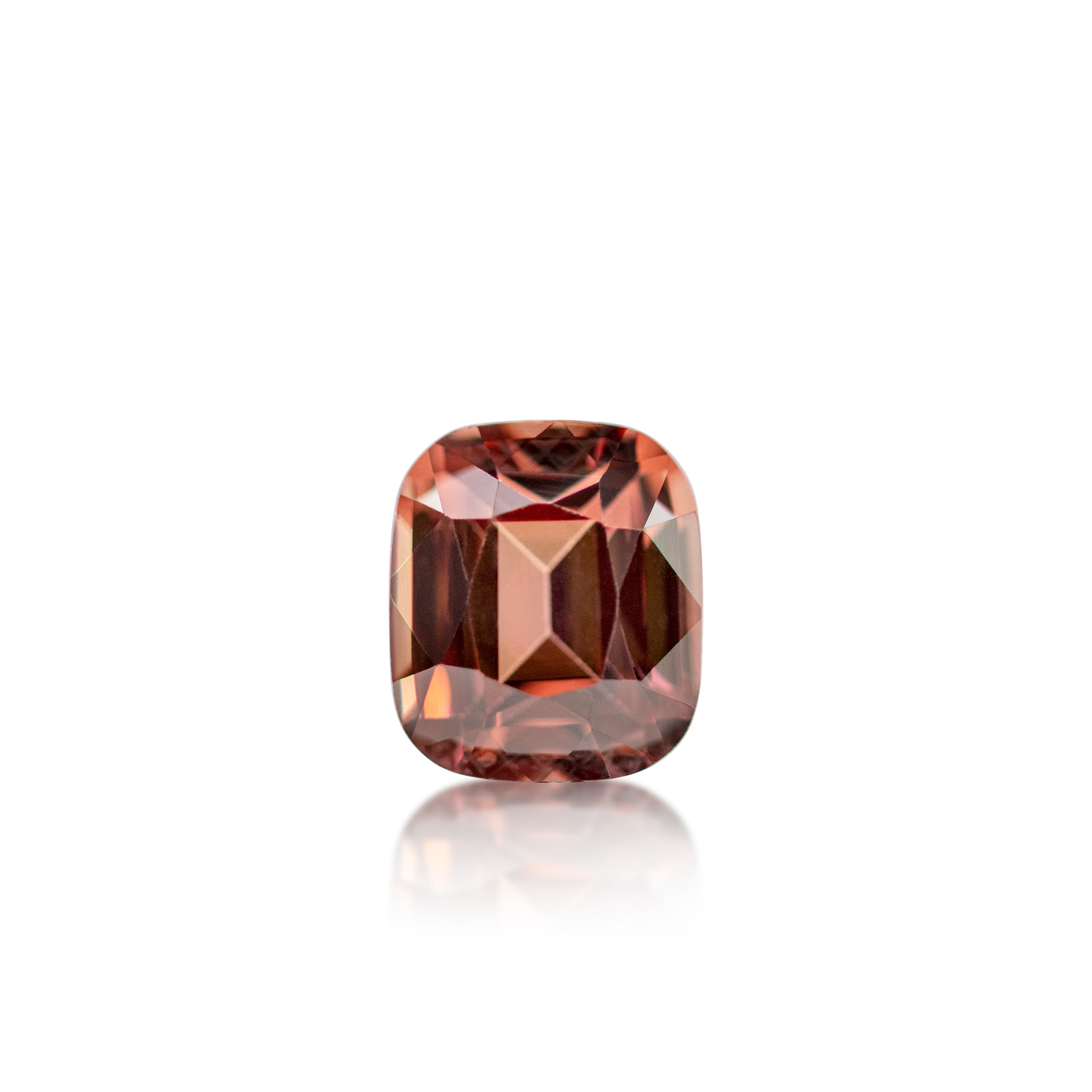 2.40 ct Pinkish Red Garnet Cushion Cut