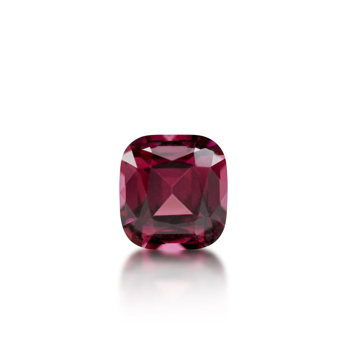 Deep Purple Pink Garnet — 2.75 ct Cushion | Loose Garnet