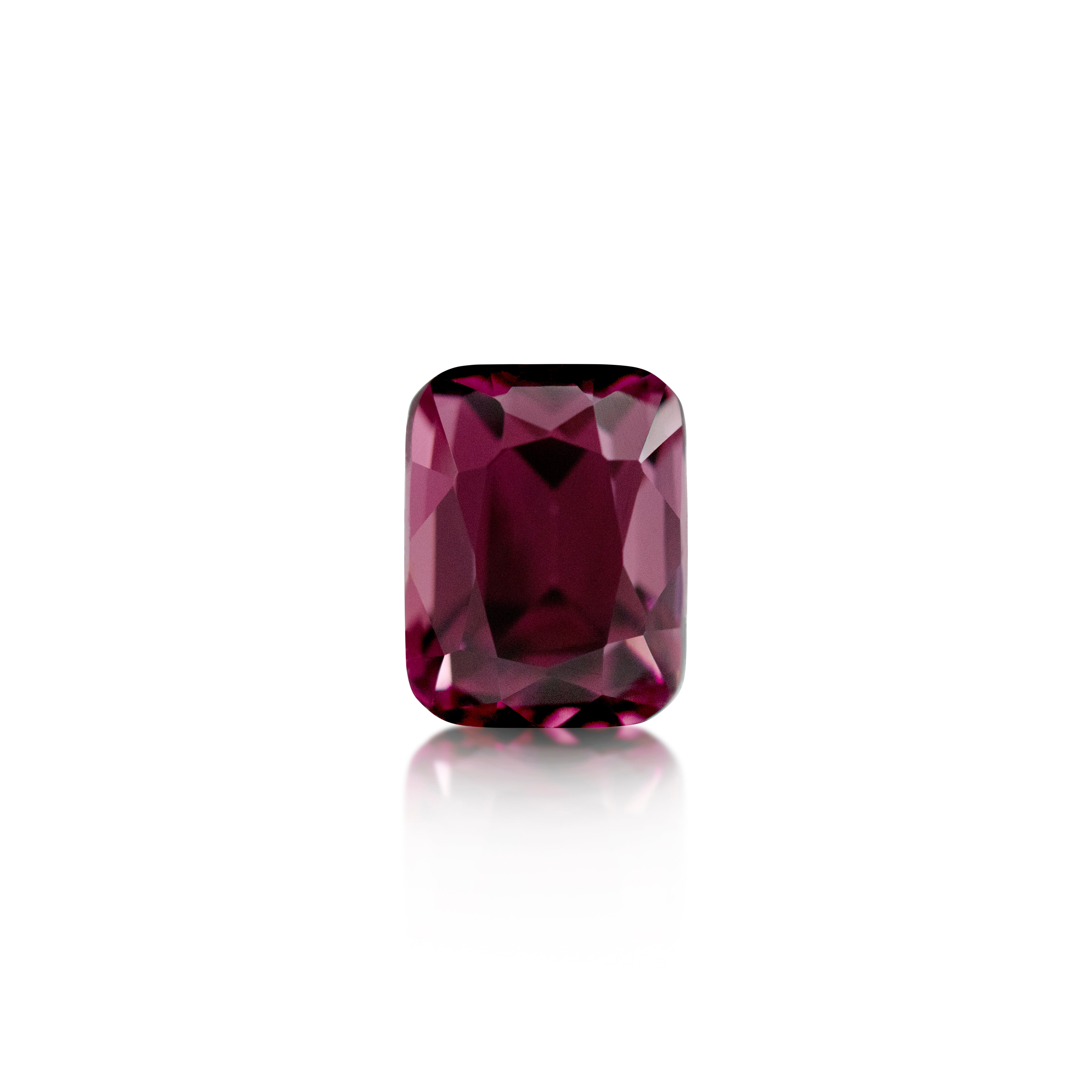 3.06 ct Radiant Rhodelite Garnet