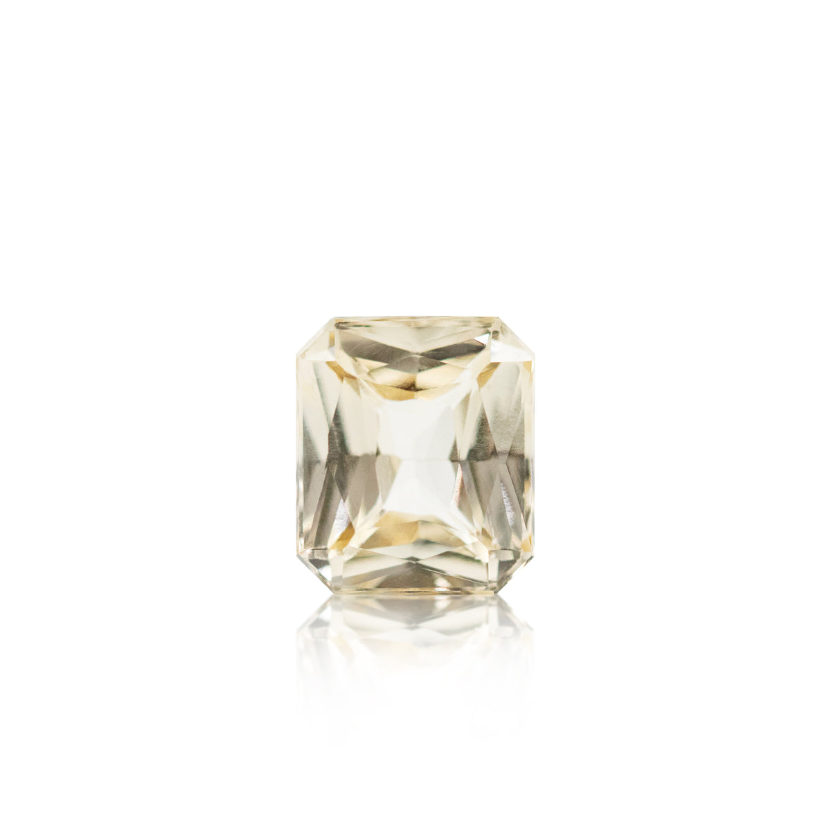 4.03 ct Faint Yellow Grossular Garnet Radiant Cut | Loose Stone