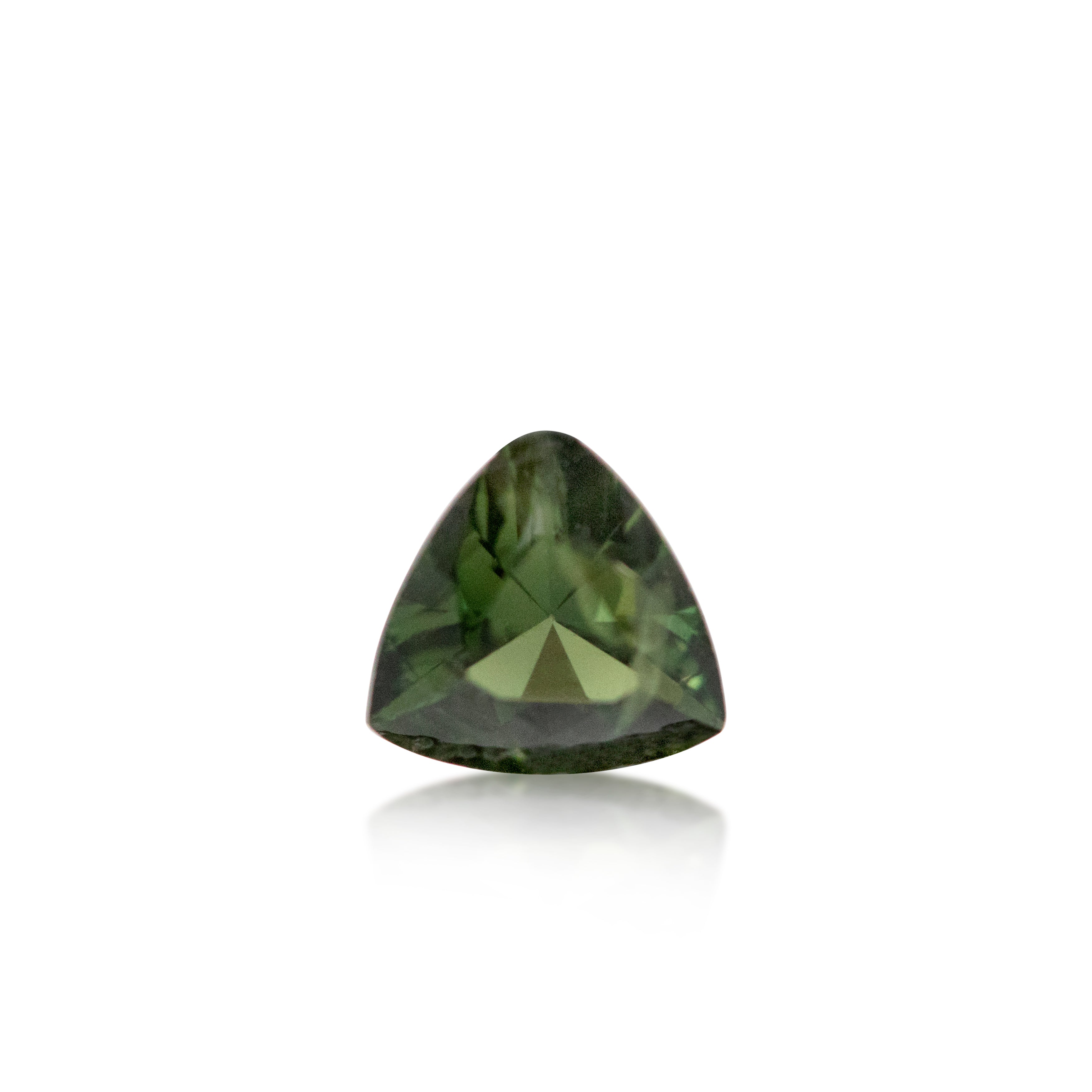 0.72ct Australian Parti Sapphire Trilliant Cut