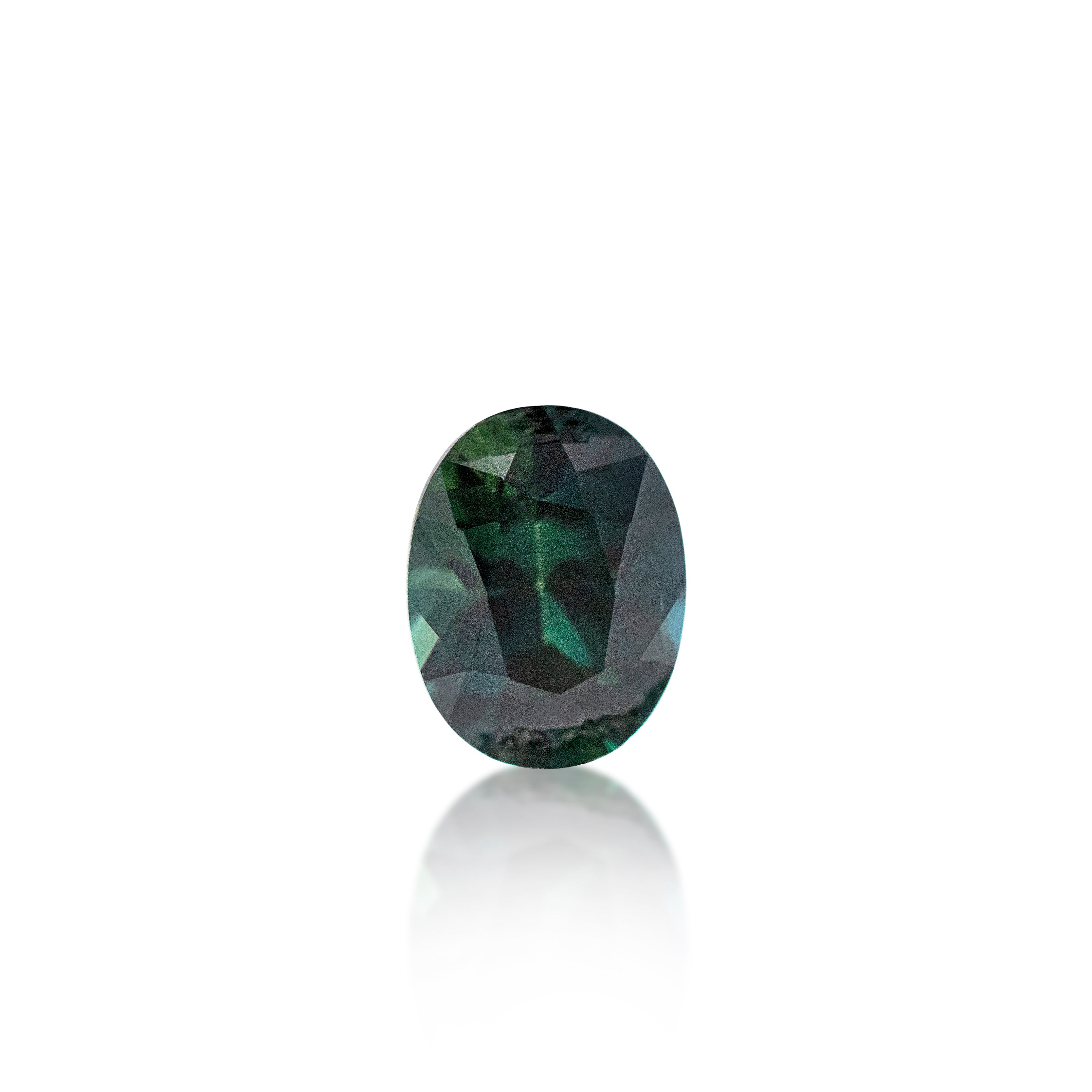 0.84ct Australian Parti Sapphire Oval Cut