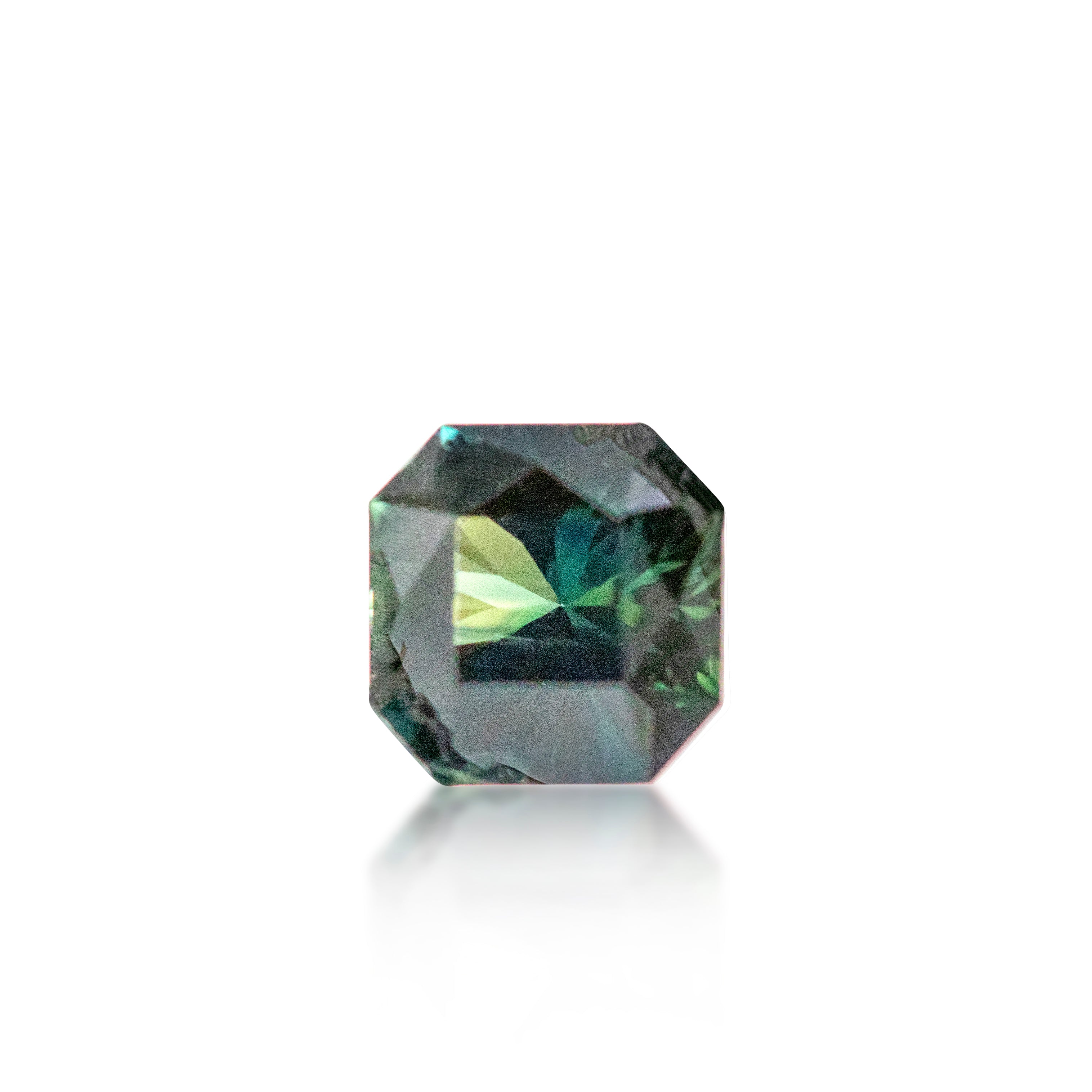 0.97 ct Australian Blue/Green Sapphire Radiant Cut