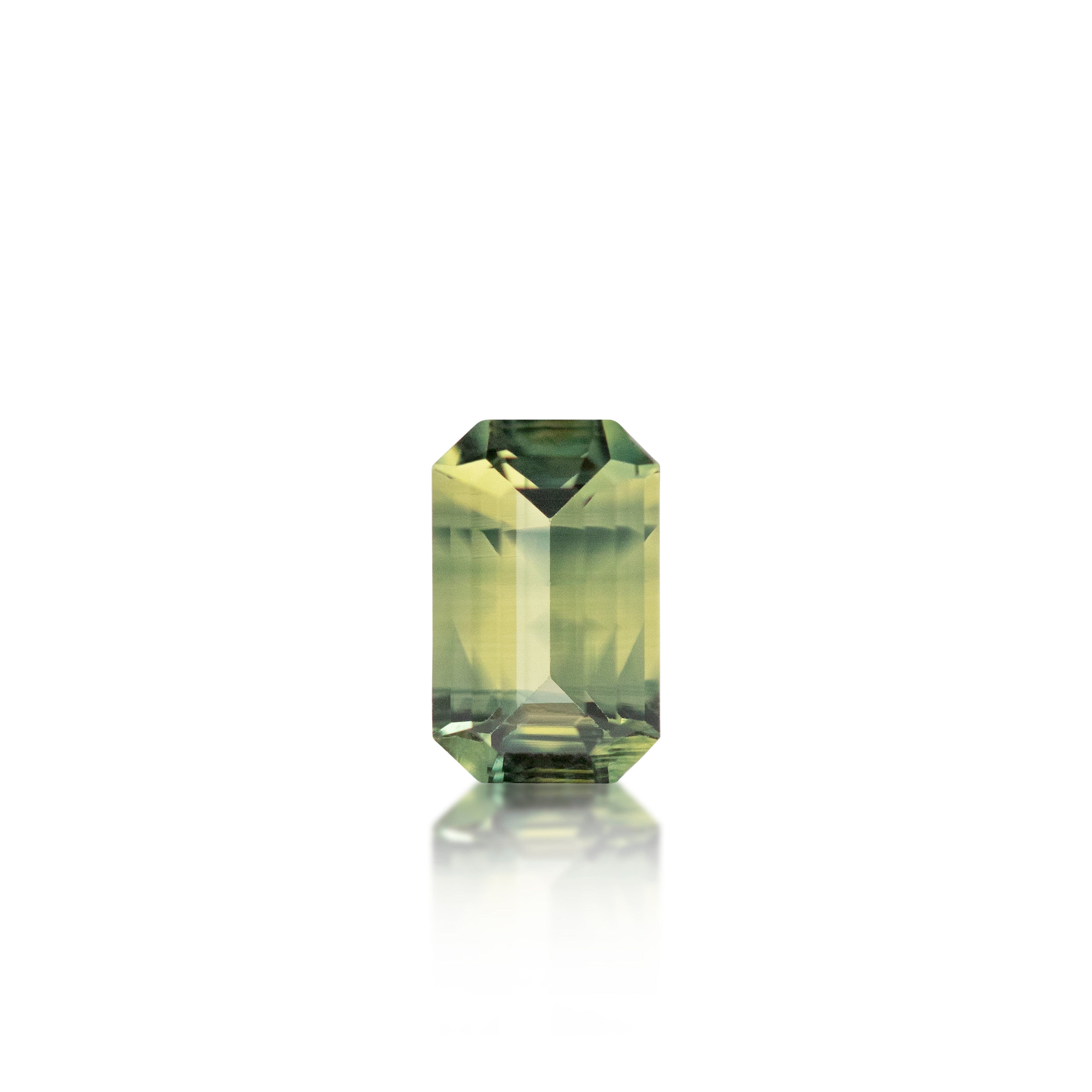 1.07 ct Parti Sapphire Emerald Cut