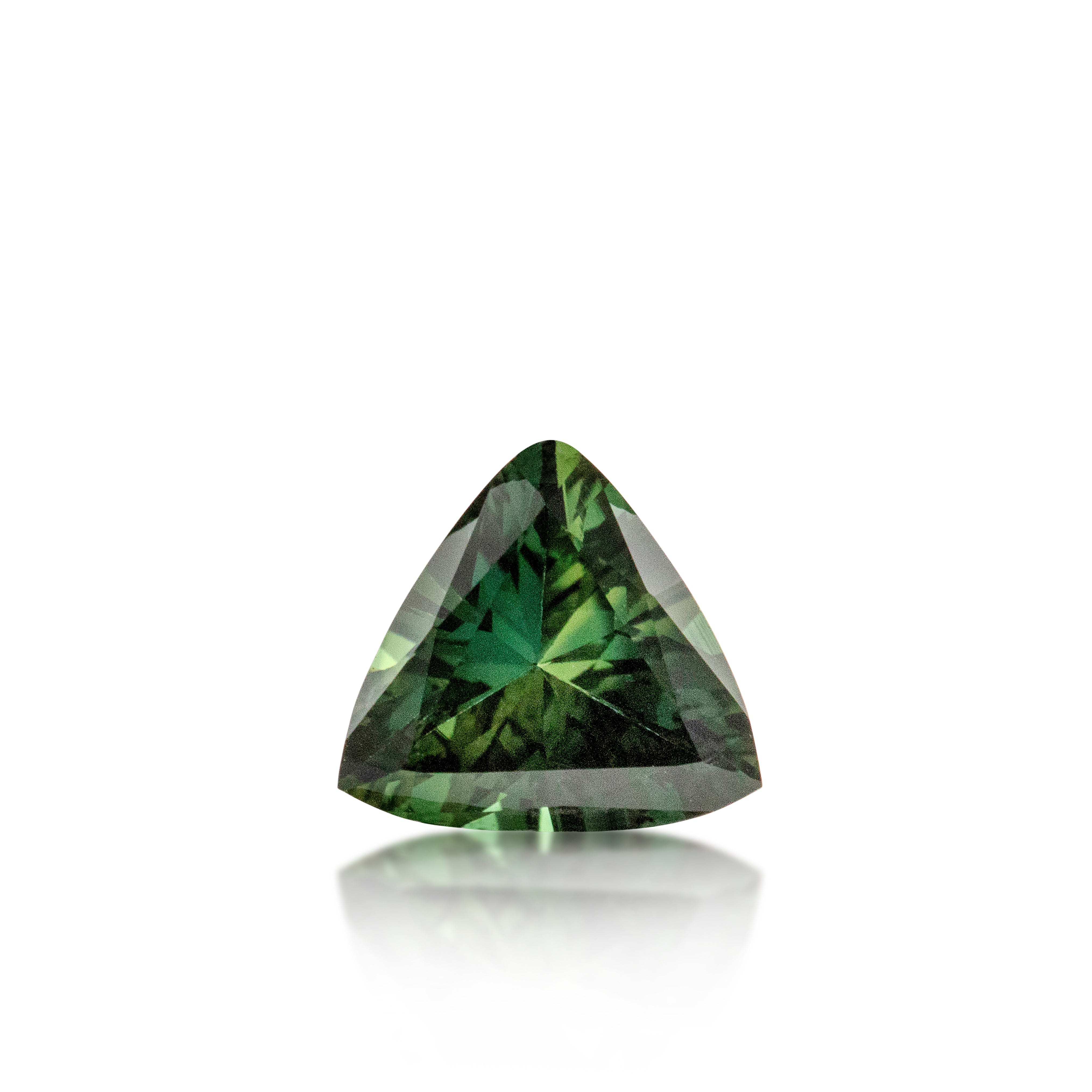 Australian Sapphire — 1.39 ct Trilliant | Blue/Green Sapphire