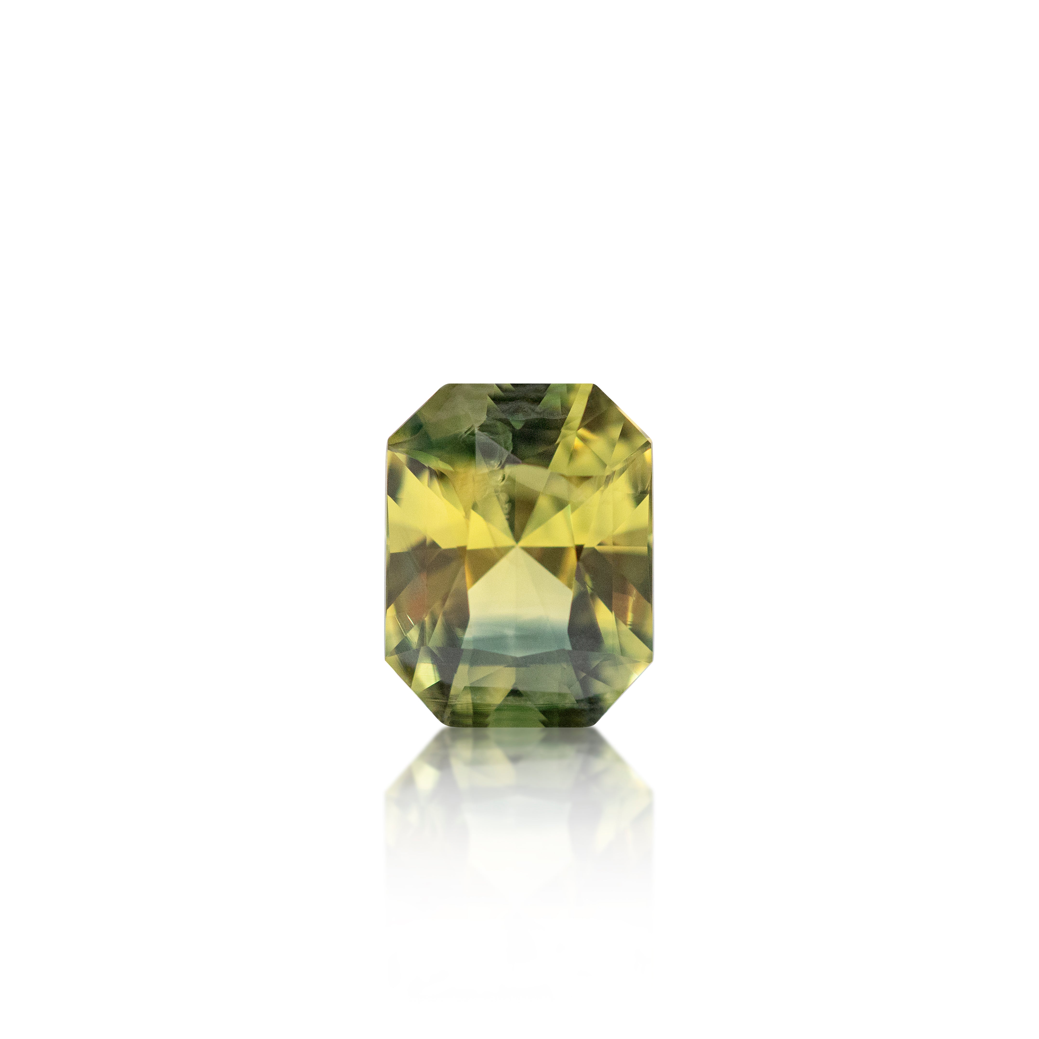 1.51 ct Parti Sapphire Radiant Cut