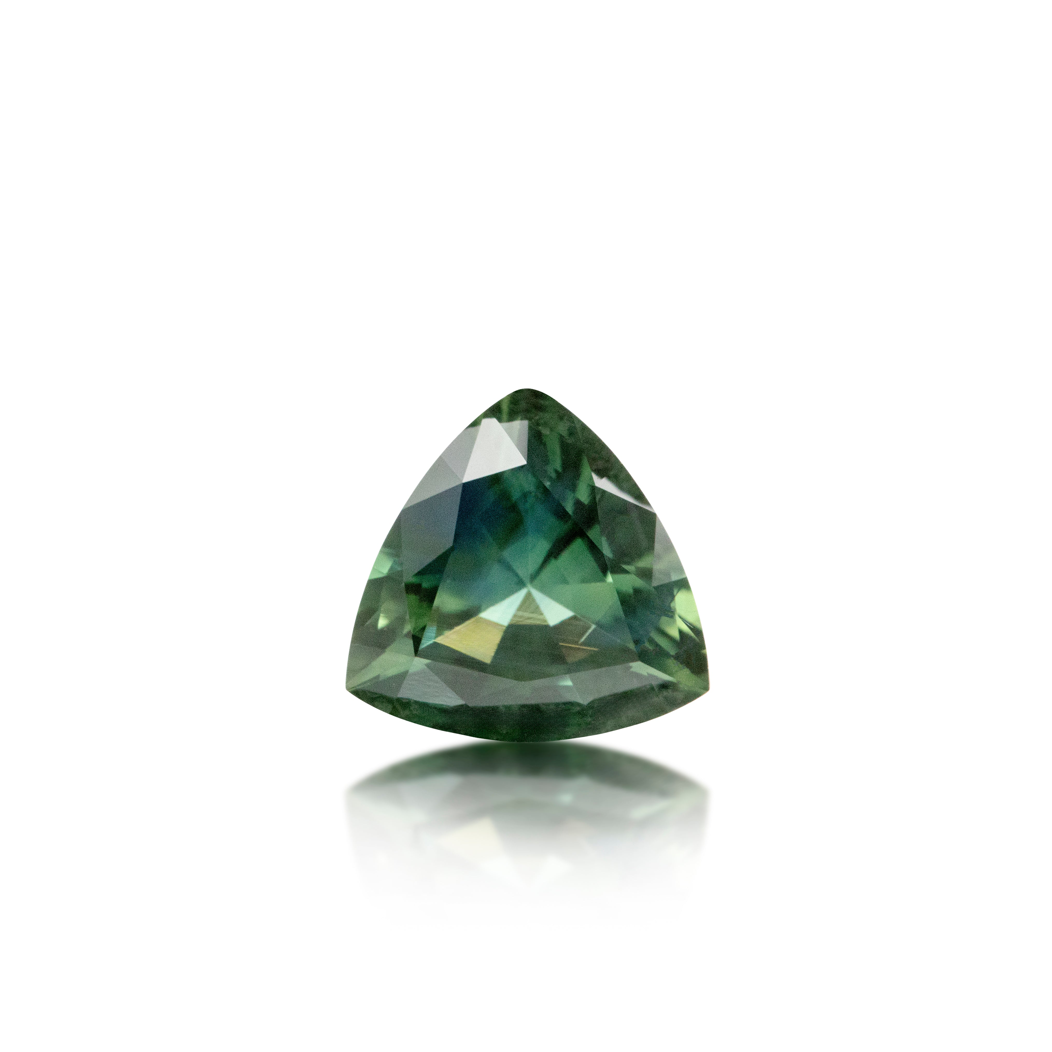Australian Sapphire — 1.86 cts Trilliant | Natural Green Sapphire