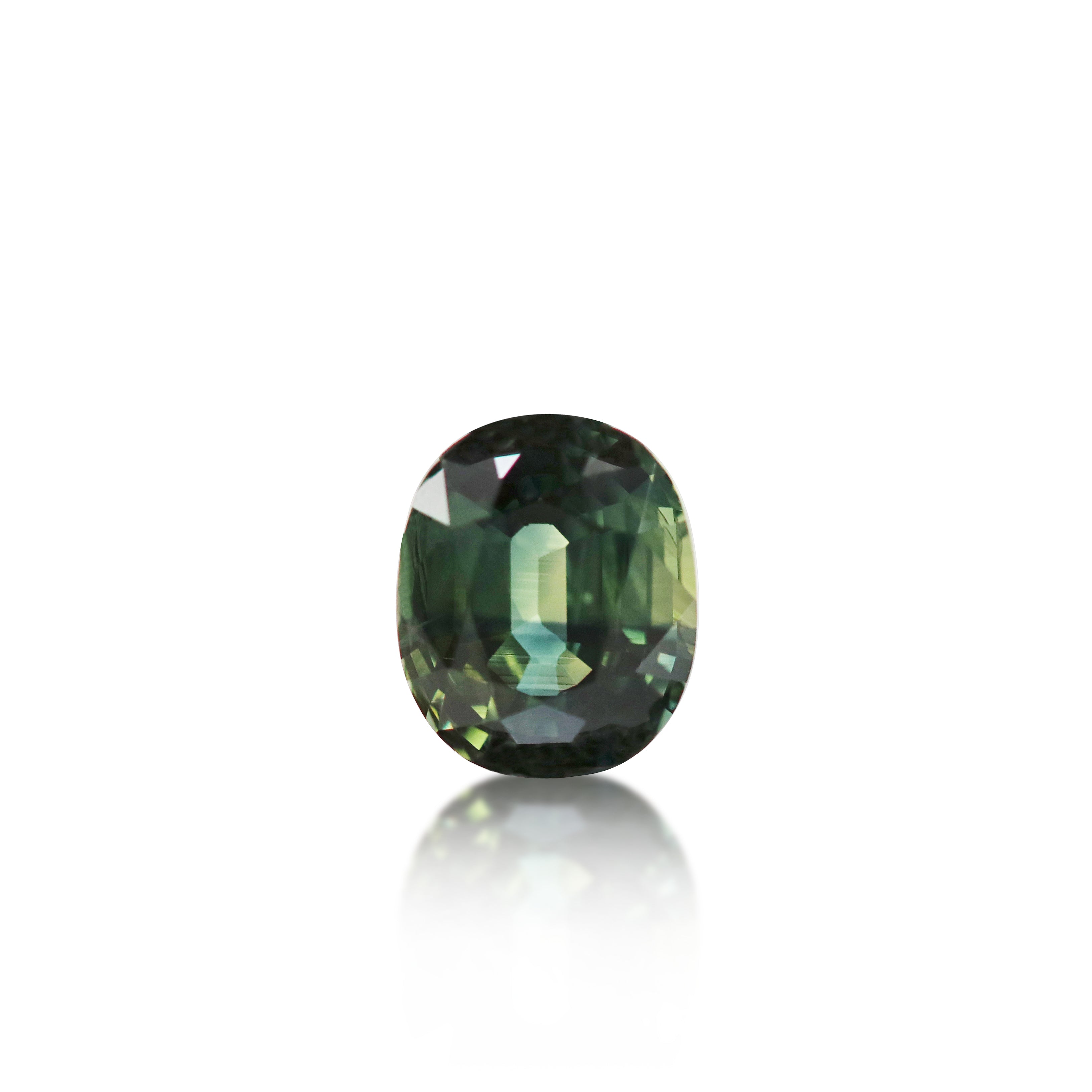 2.30 ct Australian Parti- Sapphire Cushion Cut