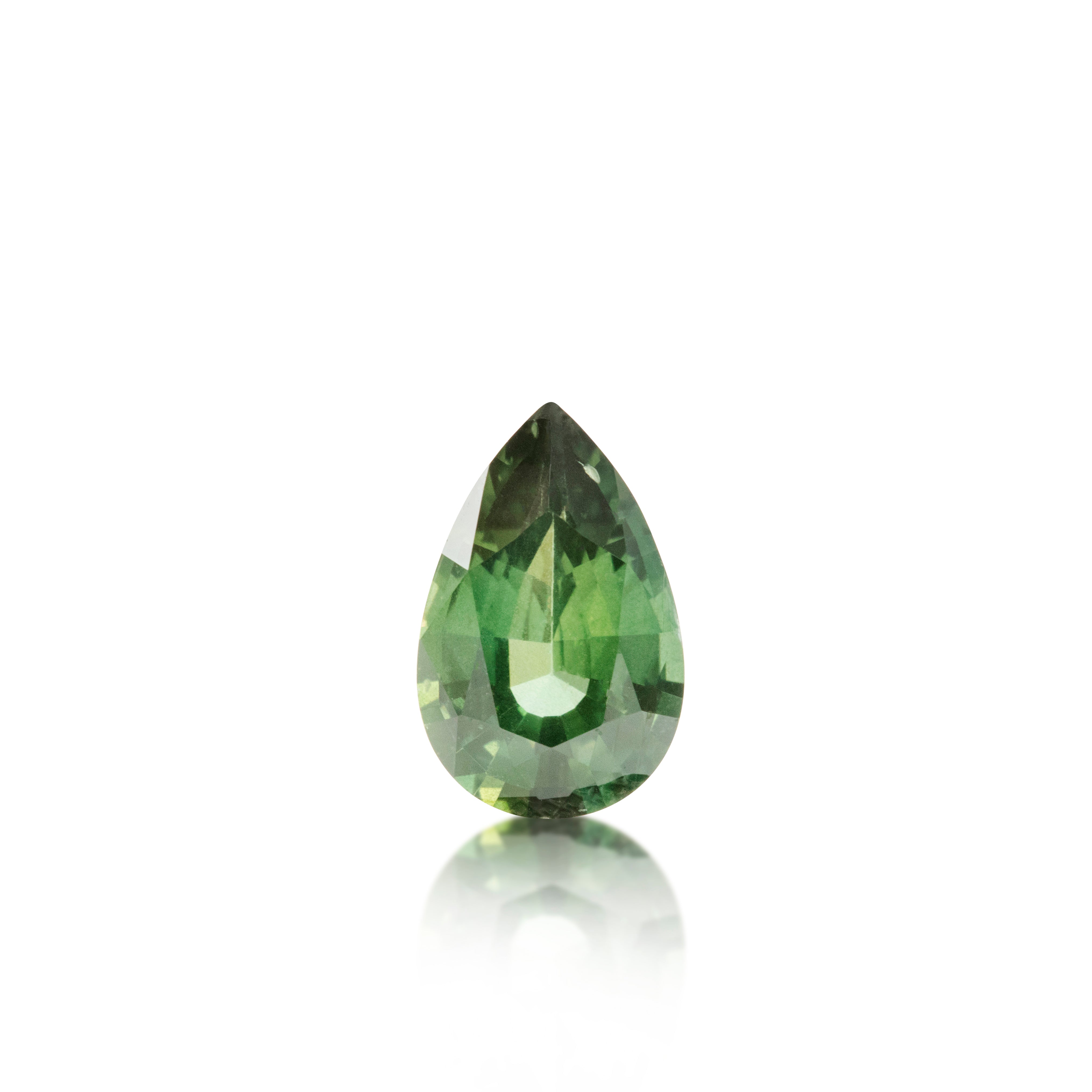 Australian Sapphire — 3.03 cts Pear | Green Sapphire