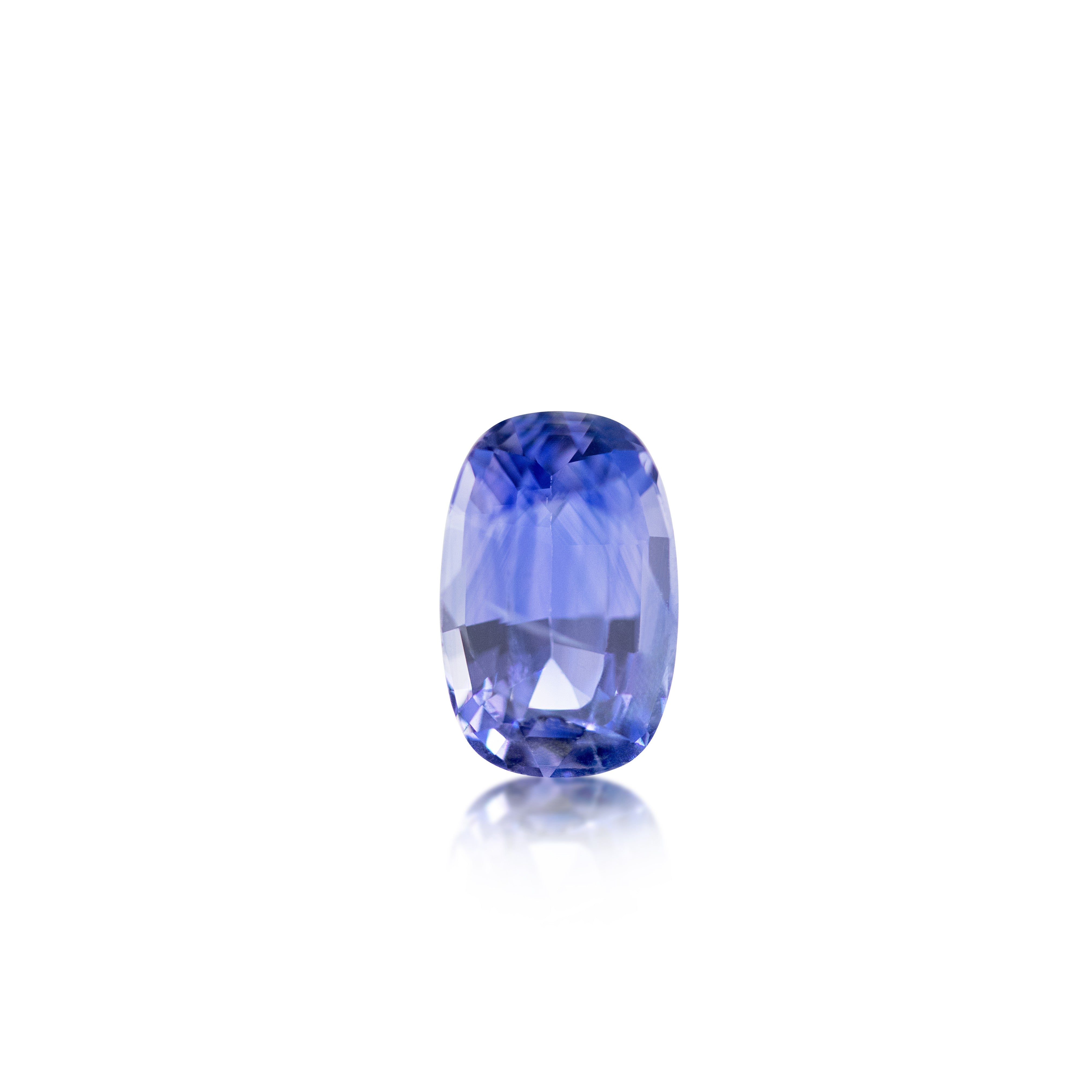 3.21 ct Violet Cushion cut Sapphire