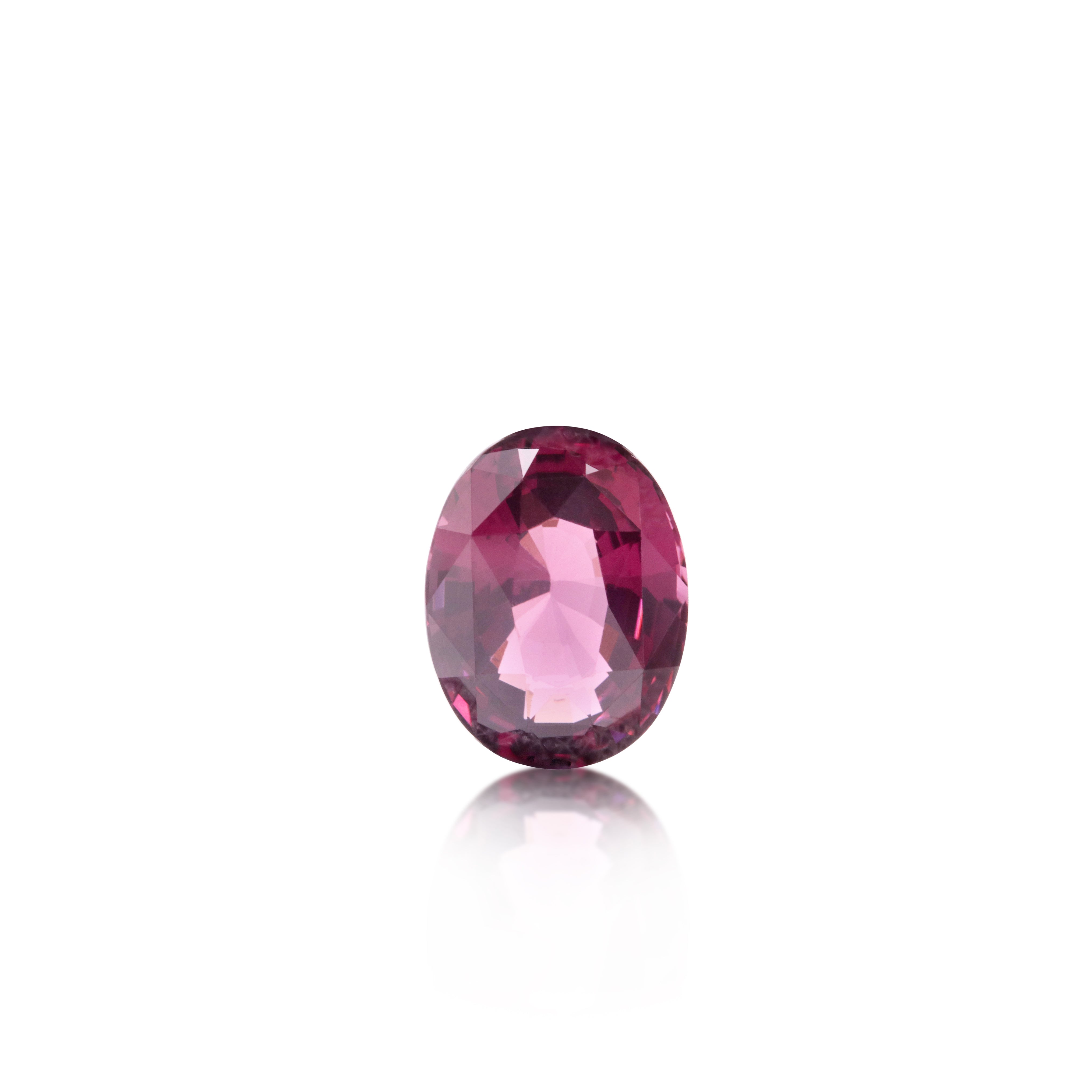 Deep Red Spinel — 2.48 ct Oval Cut | Loose Spinel