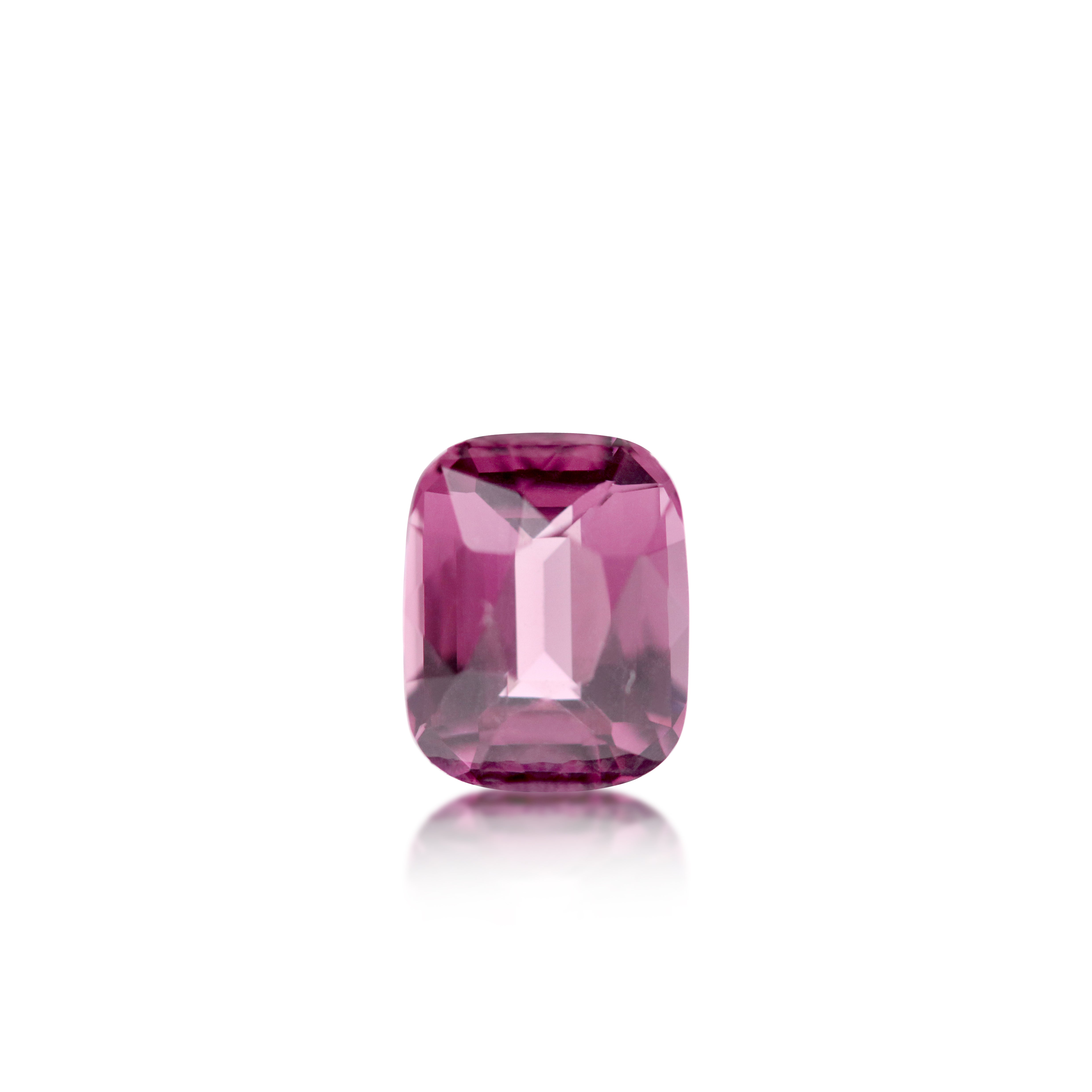 Red pink spinel, cushion cut, 3.11ct, Ceylon loose gemstone