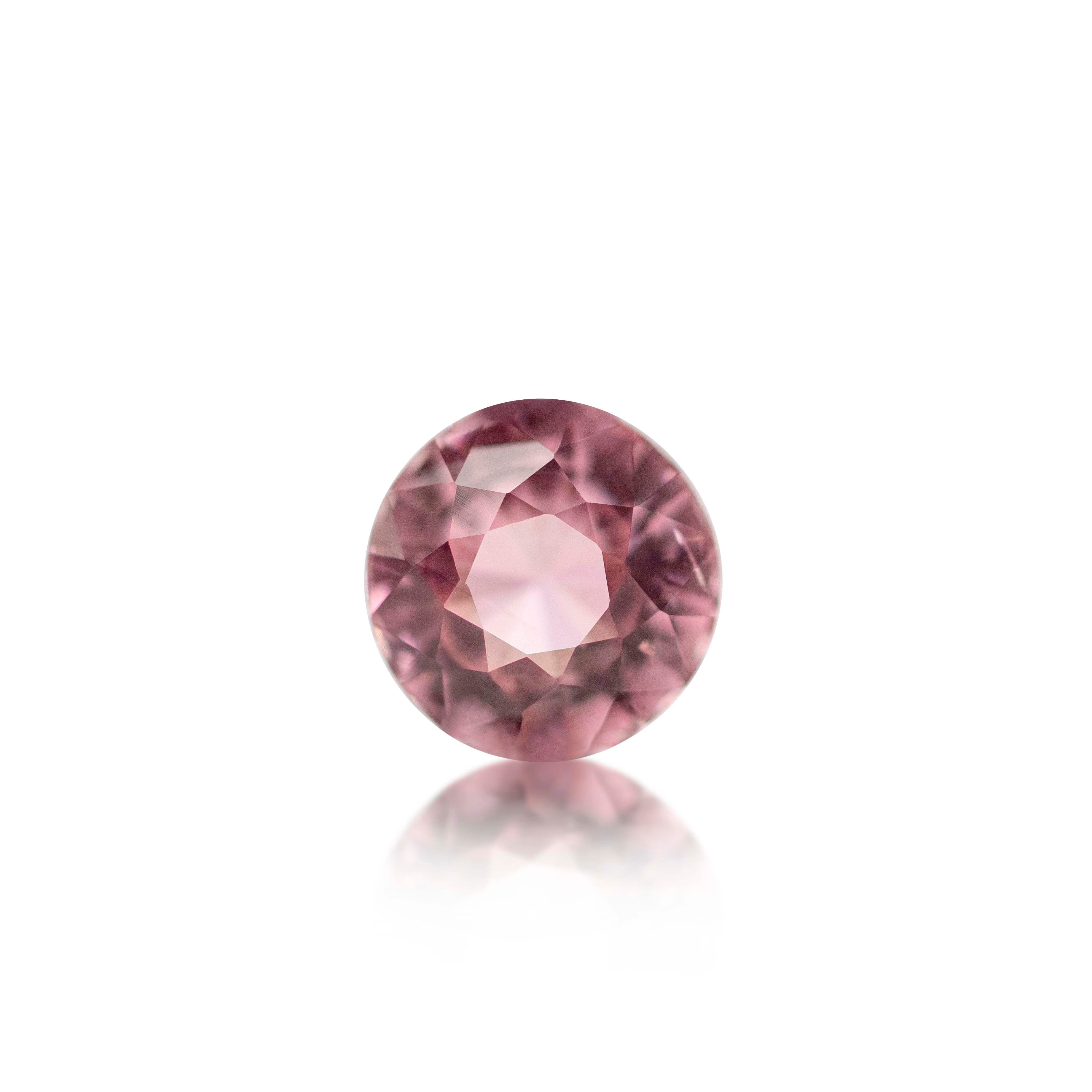 1.08ct Light Pink Tourmaline Round Brilliant Cut