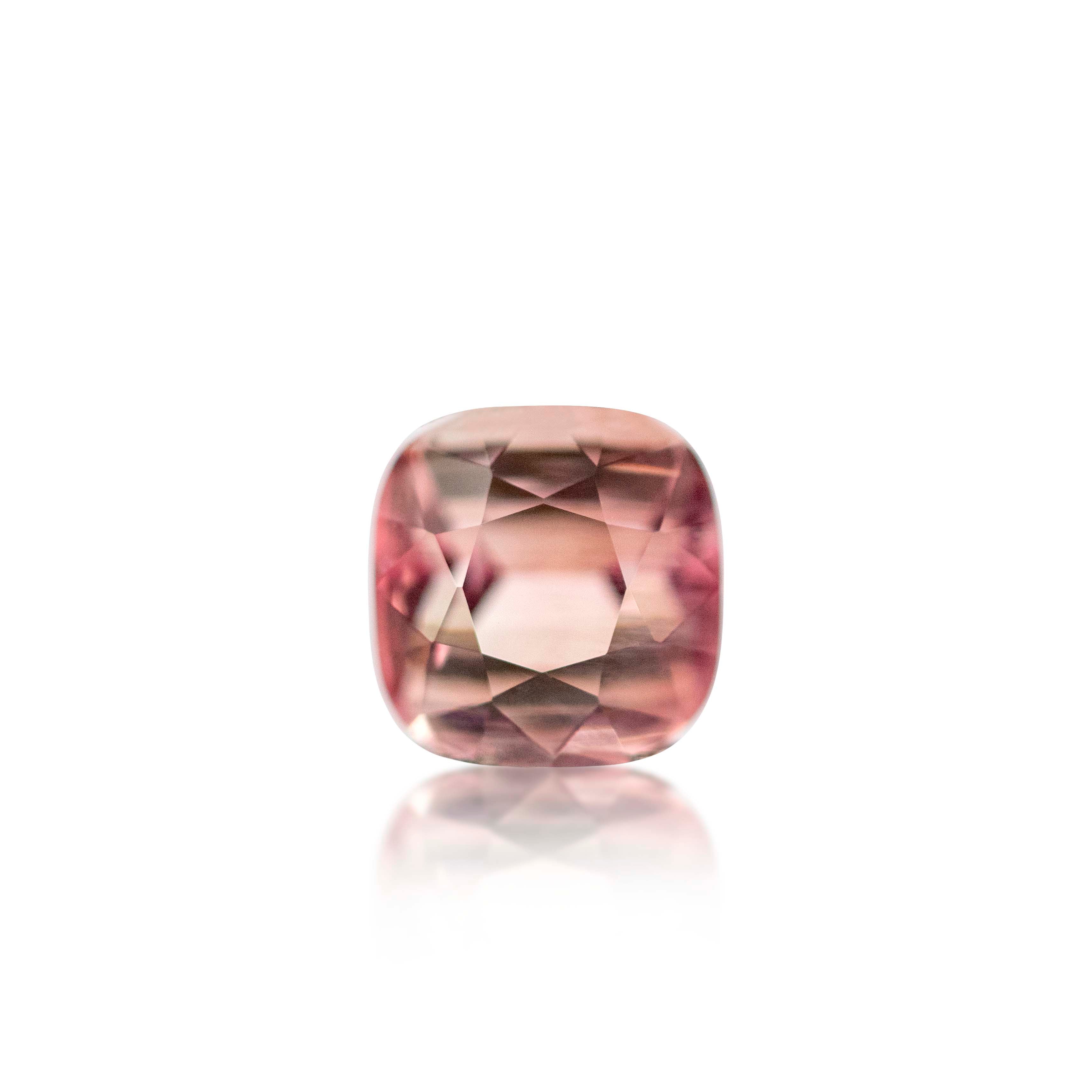 1.13ct Light Pink Tourmaline Cushion Cut