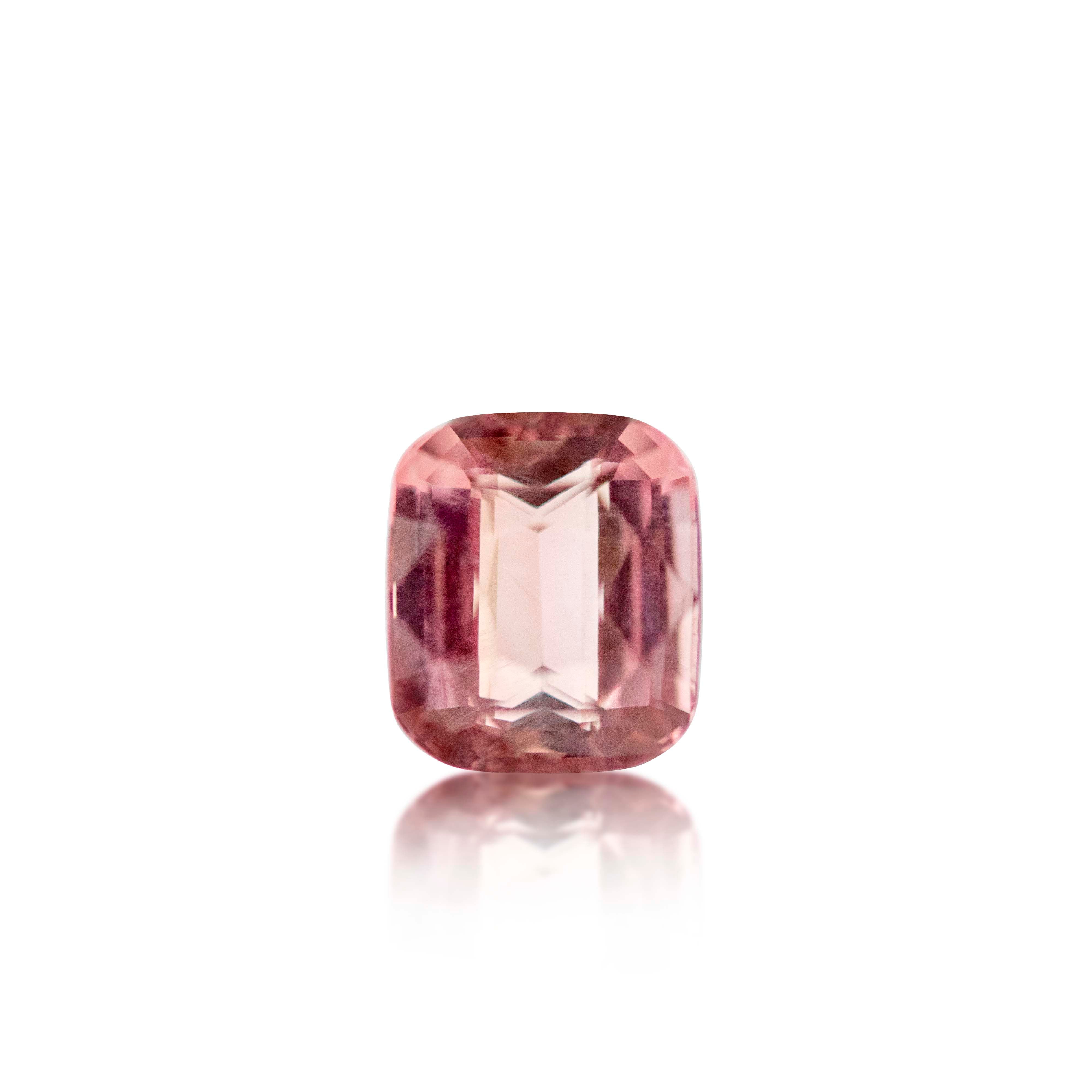 1.18ct Light Pink Tourmaline Cushion Cut