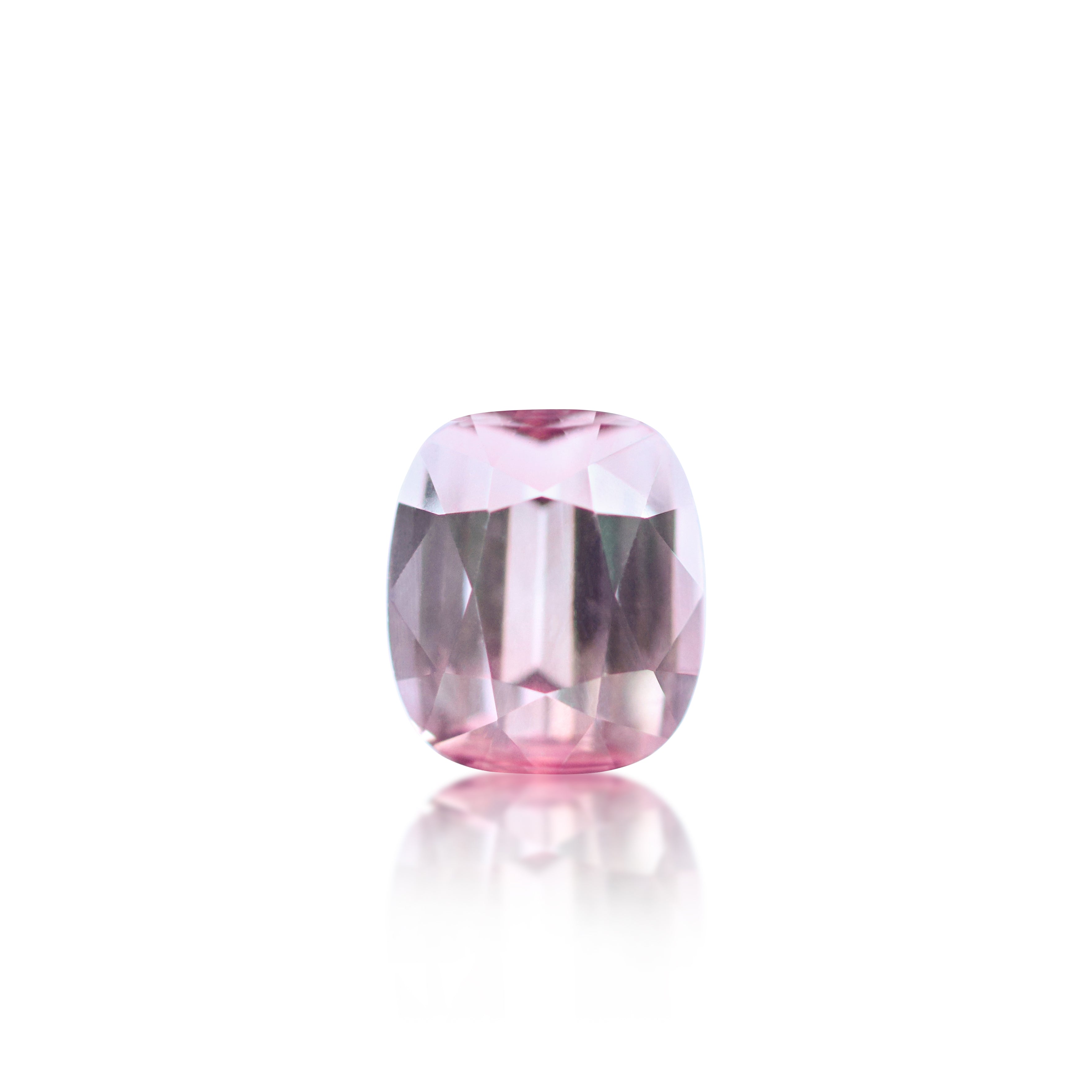 1.29 ct Light Pink Tourmaline Cushion Cut